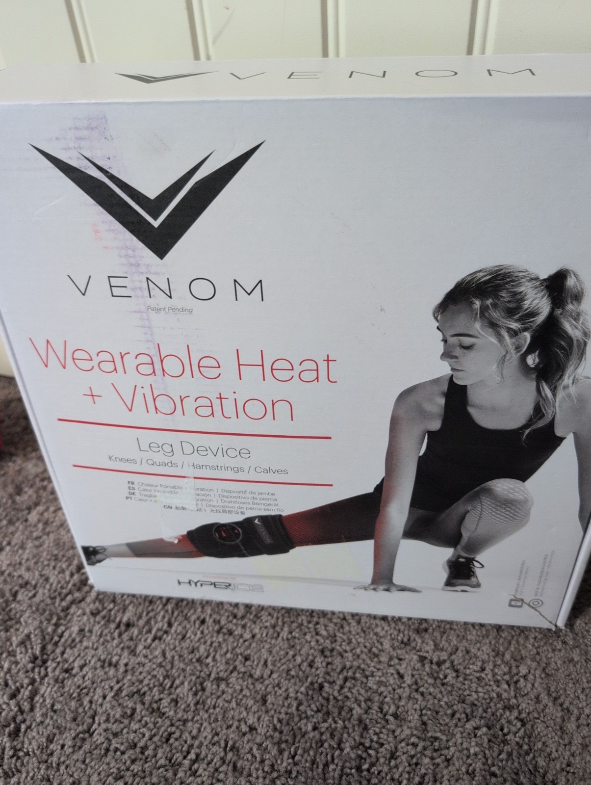 Hyperice Venom Leg Heated Vibration Wrap - New 
