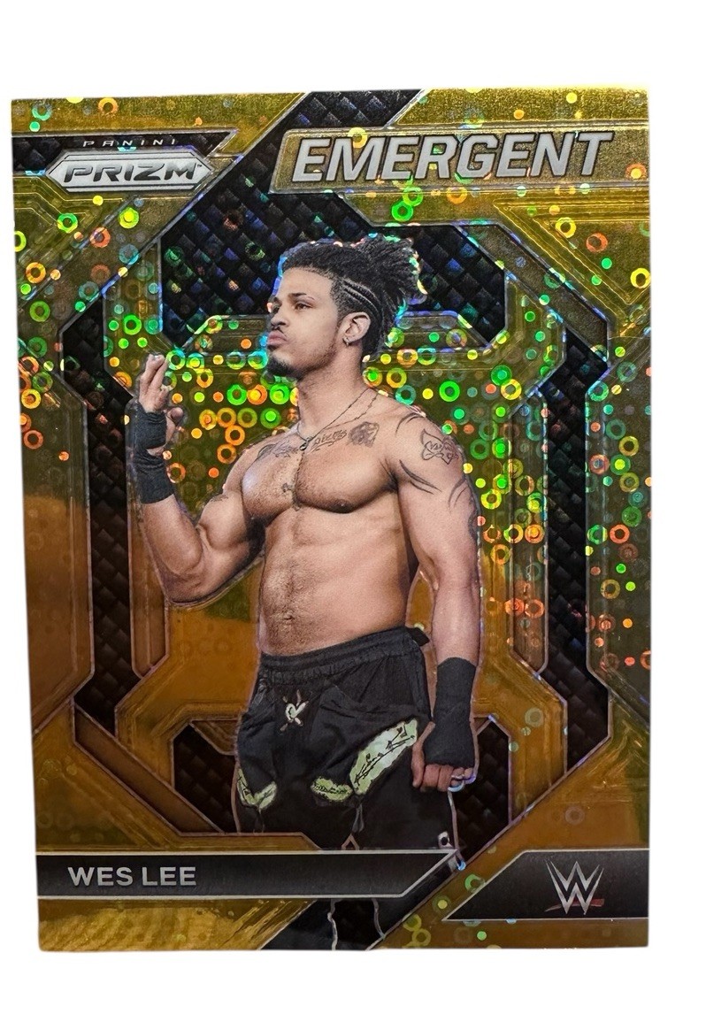 09/10 Wes Lee Emergent Gold Disco NXT Undercard 2024 Panini Prizm WWE #3 09/10 Wes Lee Emergent Gold Disco NXT Undercard 2024 Panini Prizm WWE #3
