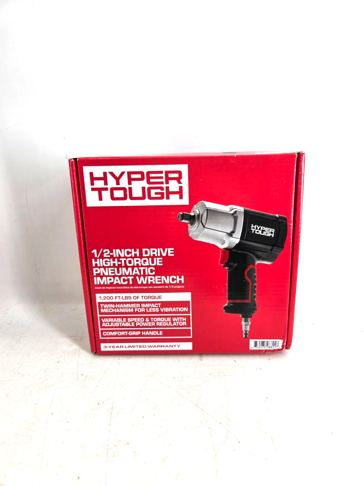 Hyper Tough 1/2-Inch Drive Pneumatic Air Impact Wrench 1200 FT LBS TORQUE