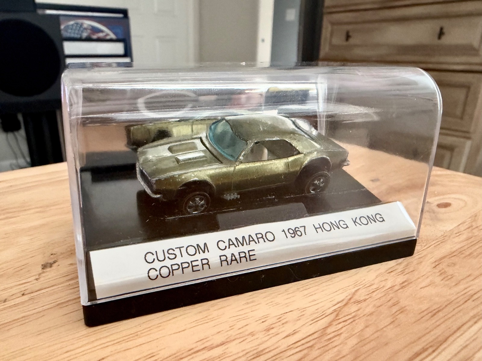 Vintage Hot Wheels HK Custom Camaro in RARE Copper 