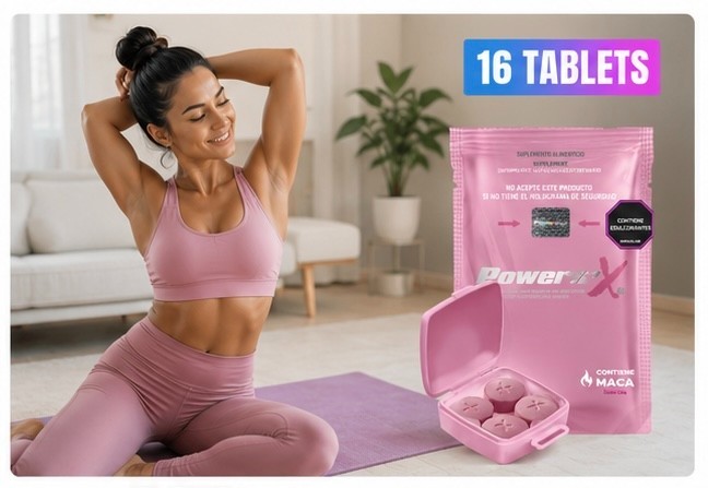 PowersX Pink 16 Tablet Endurance Improvement Supplement Woman NEW
