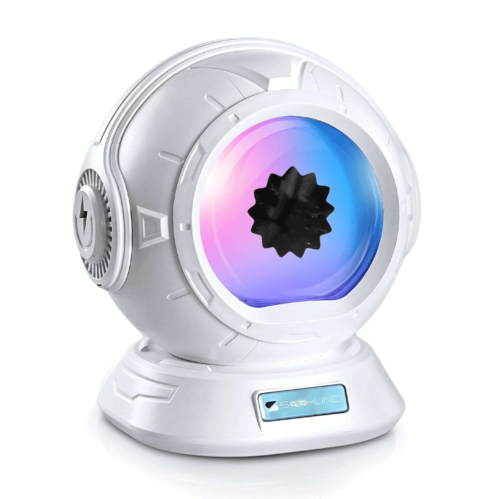 sovenomund Ferrofluid Speaker, RGB Bluetooth Sound Visualizer Pearl White