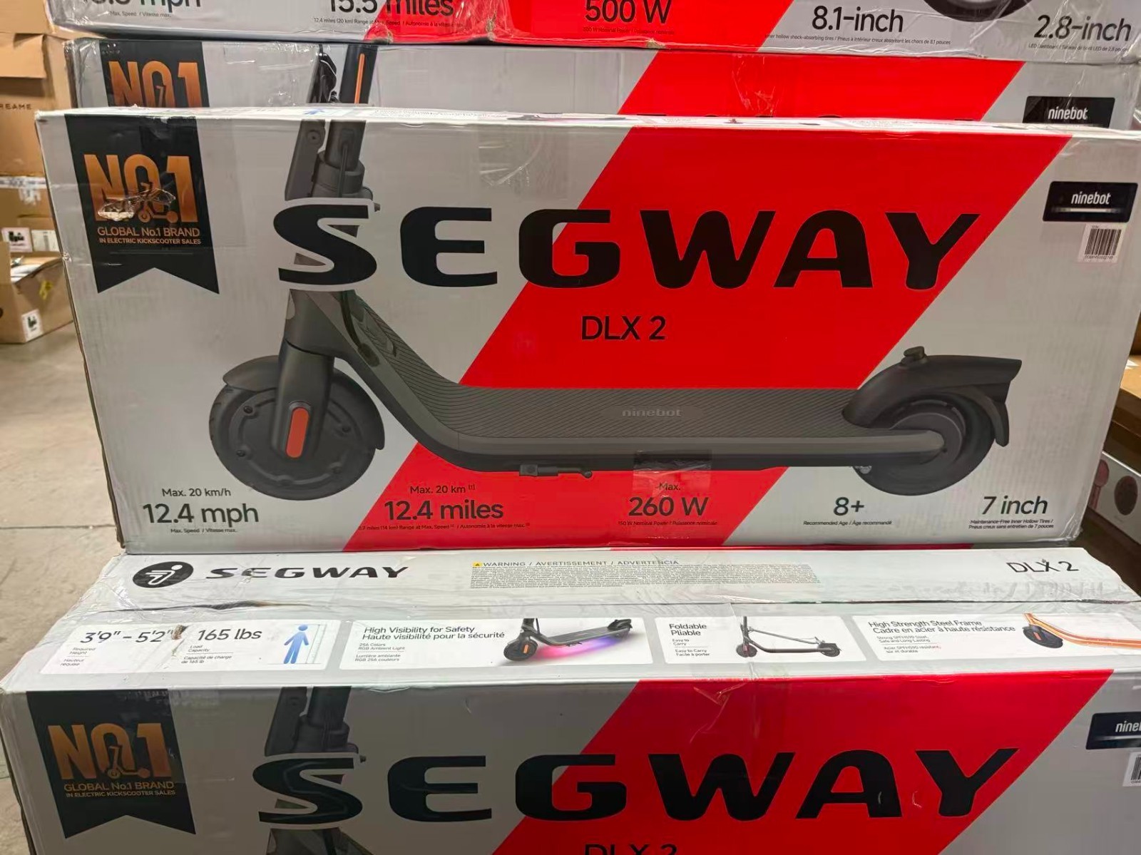 Segway DLX 2 Kids Electric Kick Scooter, 12.4 mph , 9.3 mi Range | Age 8+ Segway DLX 2 Kids Electric Kick Scooter, 12.4 mph , 9.3 mi Range | Age 8+