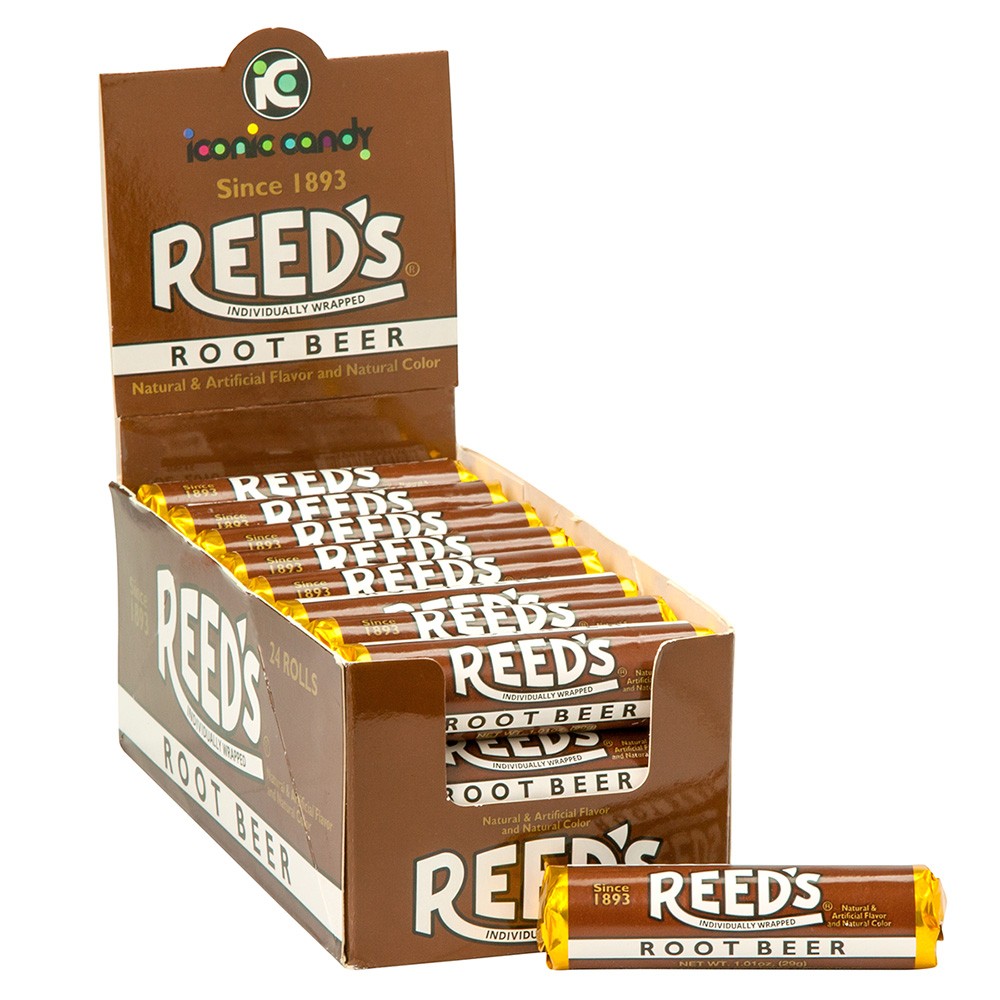 REED\'S ROOT BEER HARD CANDY (1 ct of 1.01OZ ROLLS)-SHIPS FREE