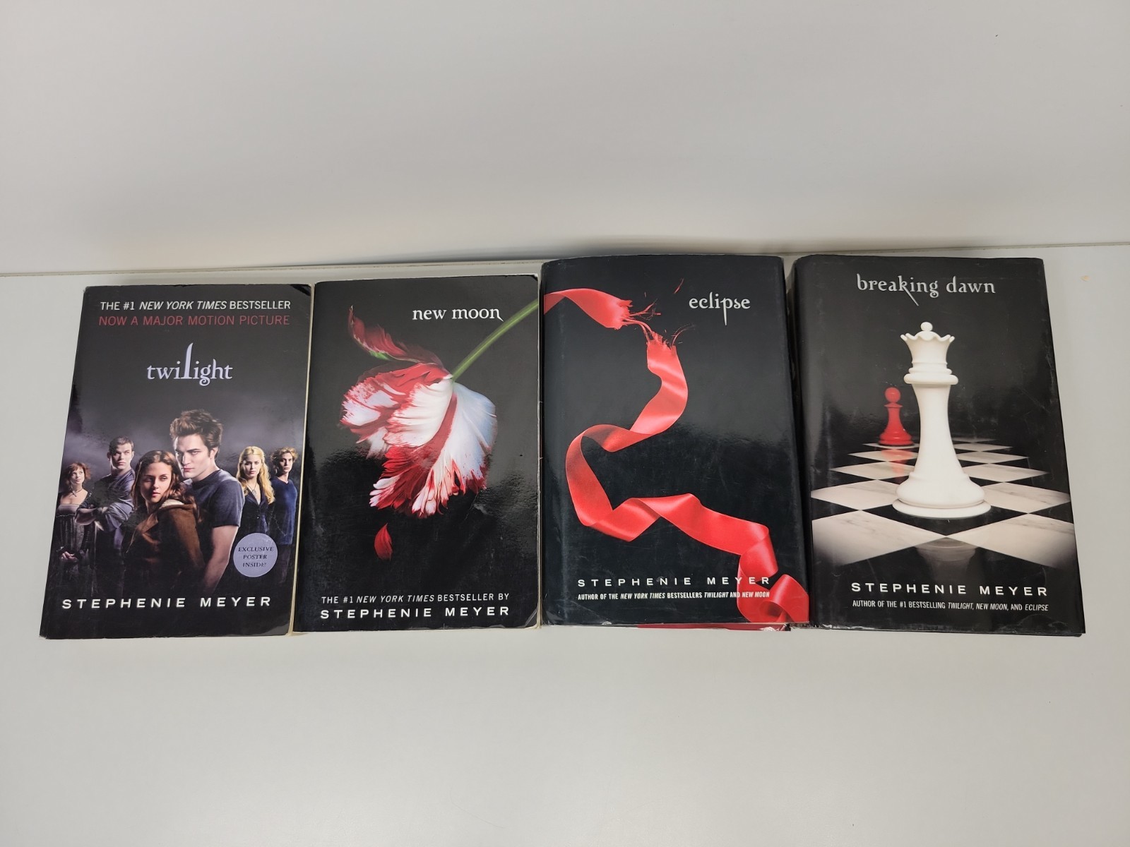 Lot of 4 Twilight Saga Book Set By Stephenie Meyer Hardcover and Paperback Lot Lot of 4 Twilight Saga Book Set By Stephenie Meyer Hardcover and Paperback Lot