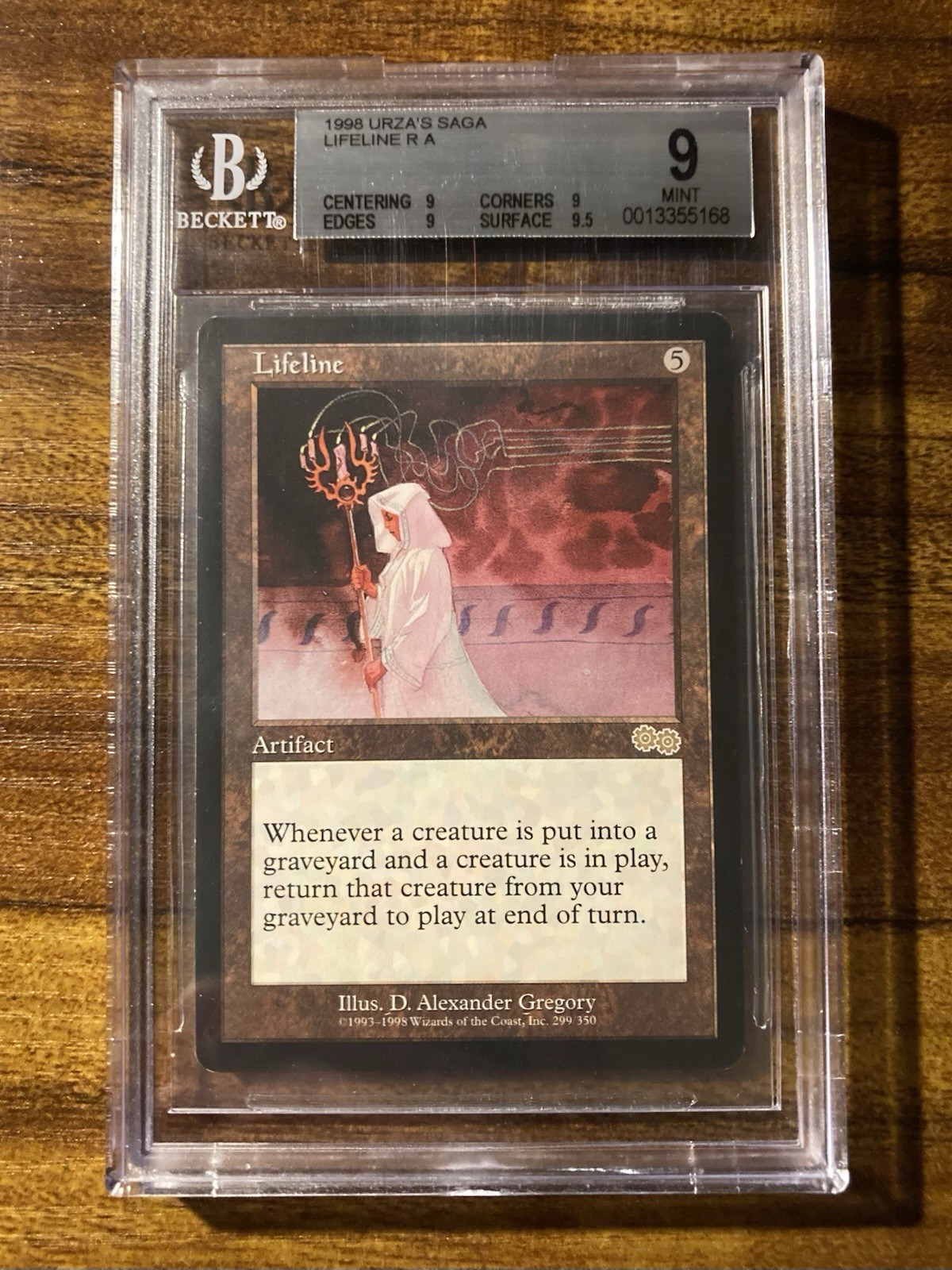 MTG✨LIFELINE✨Urza\'s Saga BGS Quad 9’s+ MINT RARE Artifact 1998 RESERVE LIST