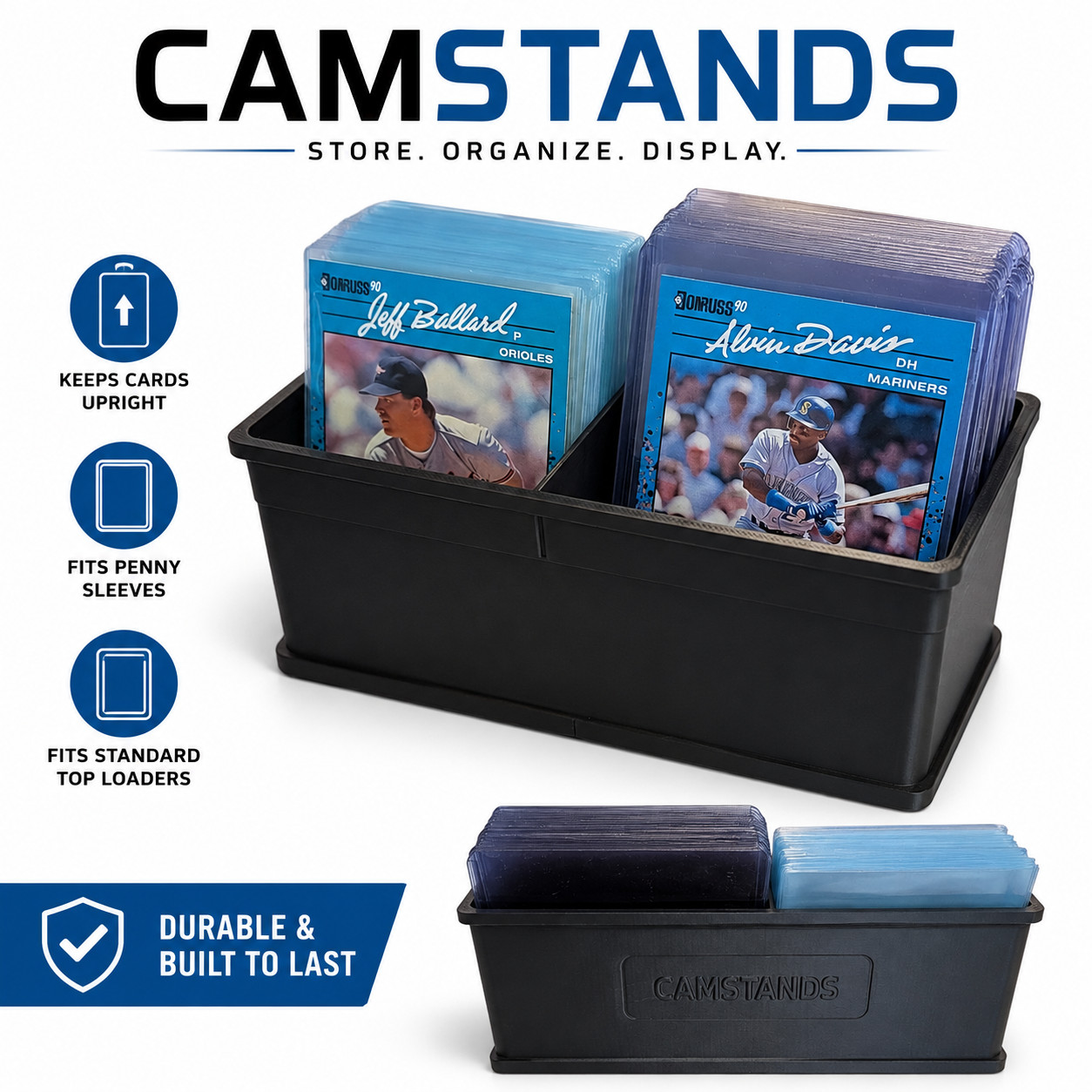 CamStands Trading Card Organizer Top Loader Penny Sleeve Storage Holder