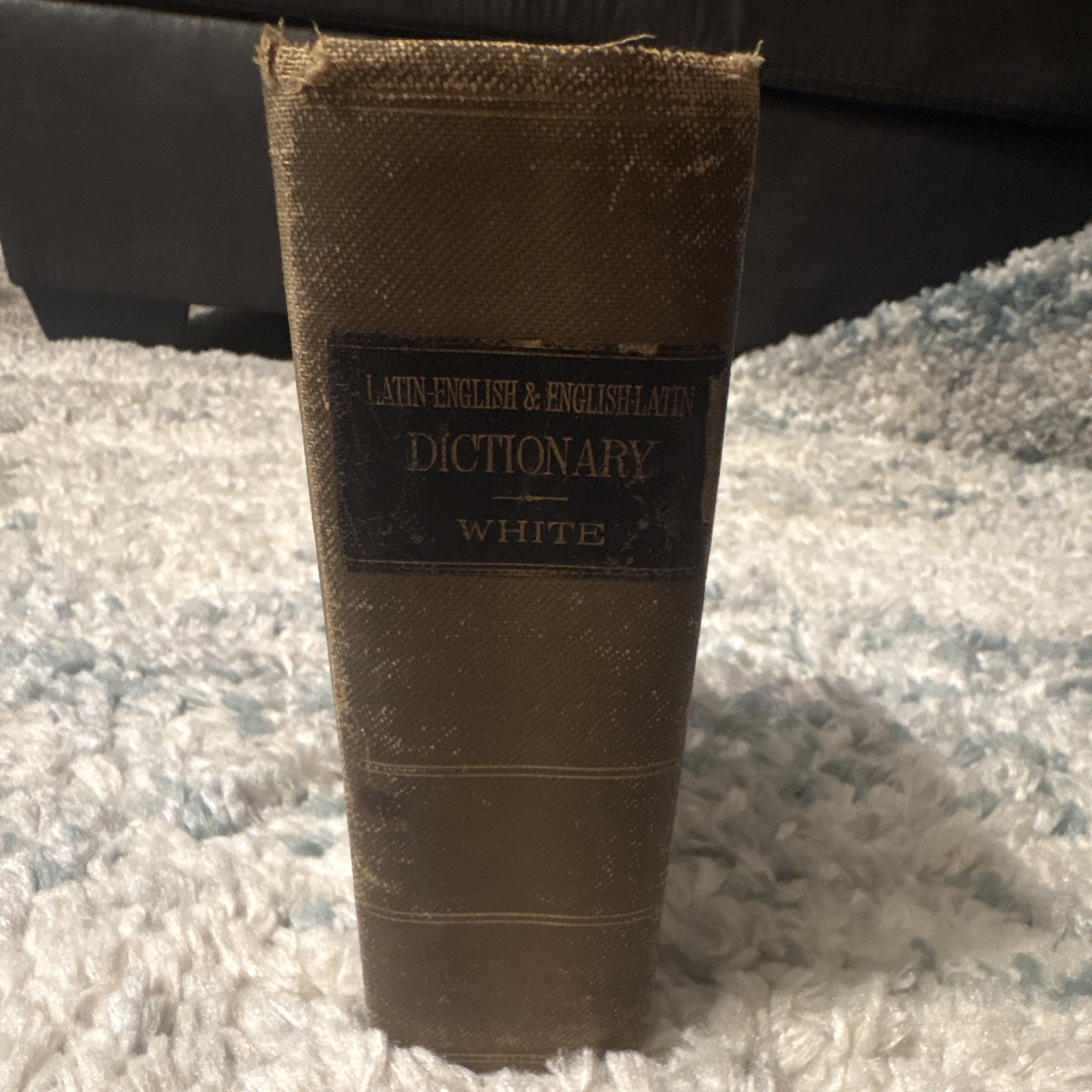 VTG 1923 John T. White Latin-English Dictionary 27th Ed White & Riddle Ginn Book VTG 1923 John T. White Latin-English Dictionary 27th Ed White & Riddle Ginn Book