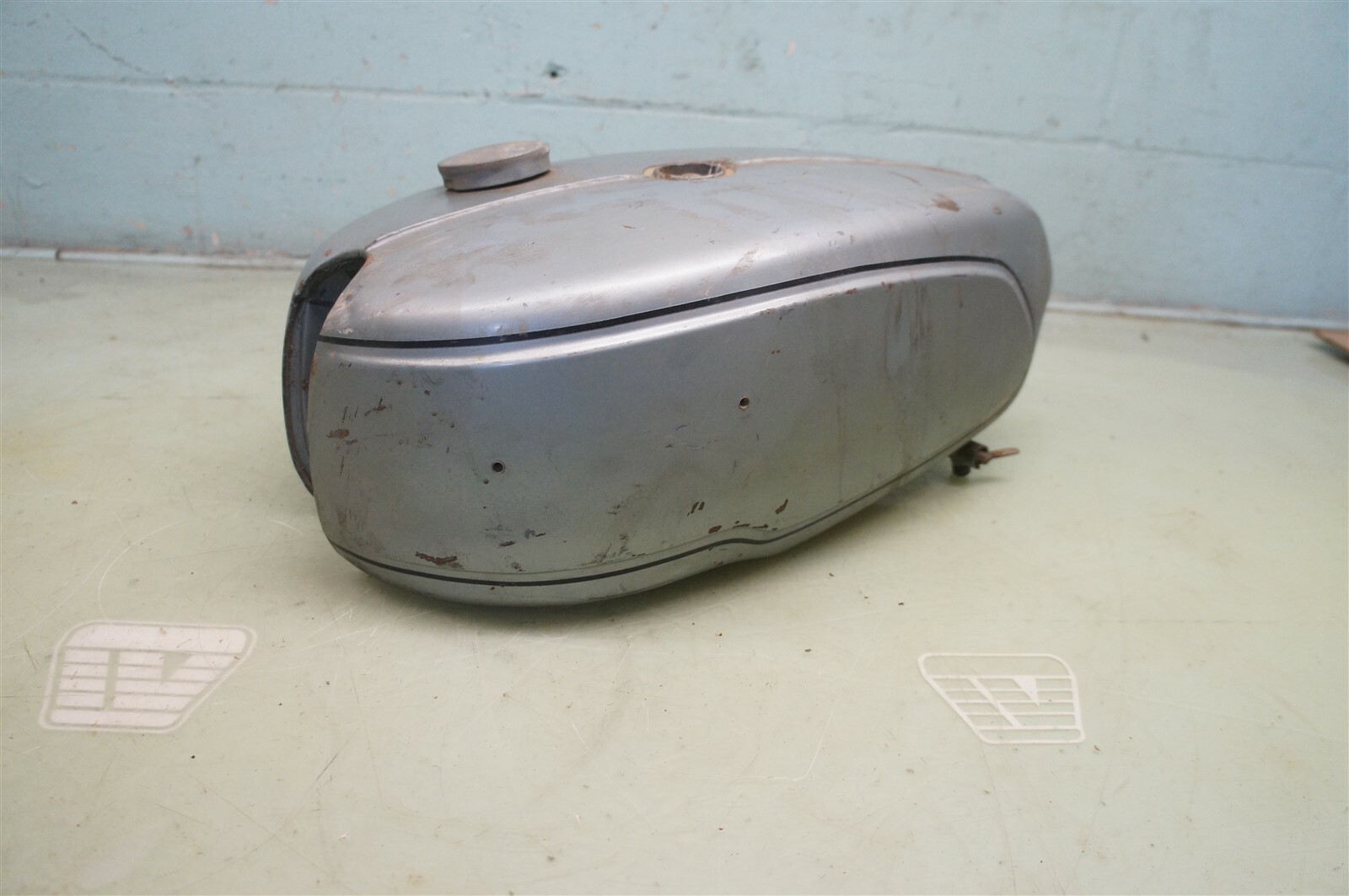 Triumph Tiger TR25 T250 T25 Fuel Petrol Gas Tank RAW METAL *2522
