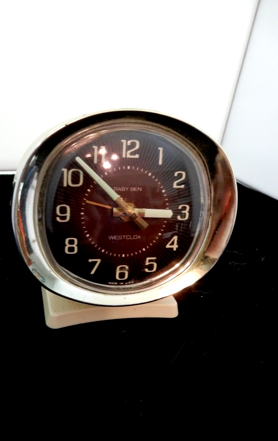 Vintage Westclox Baby Ben Classic wind Alarm Clock Made In USA Vintage Westclox Baby Ben Classic wind Alarm Clock Made In USA
