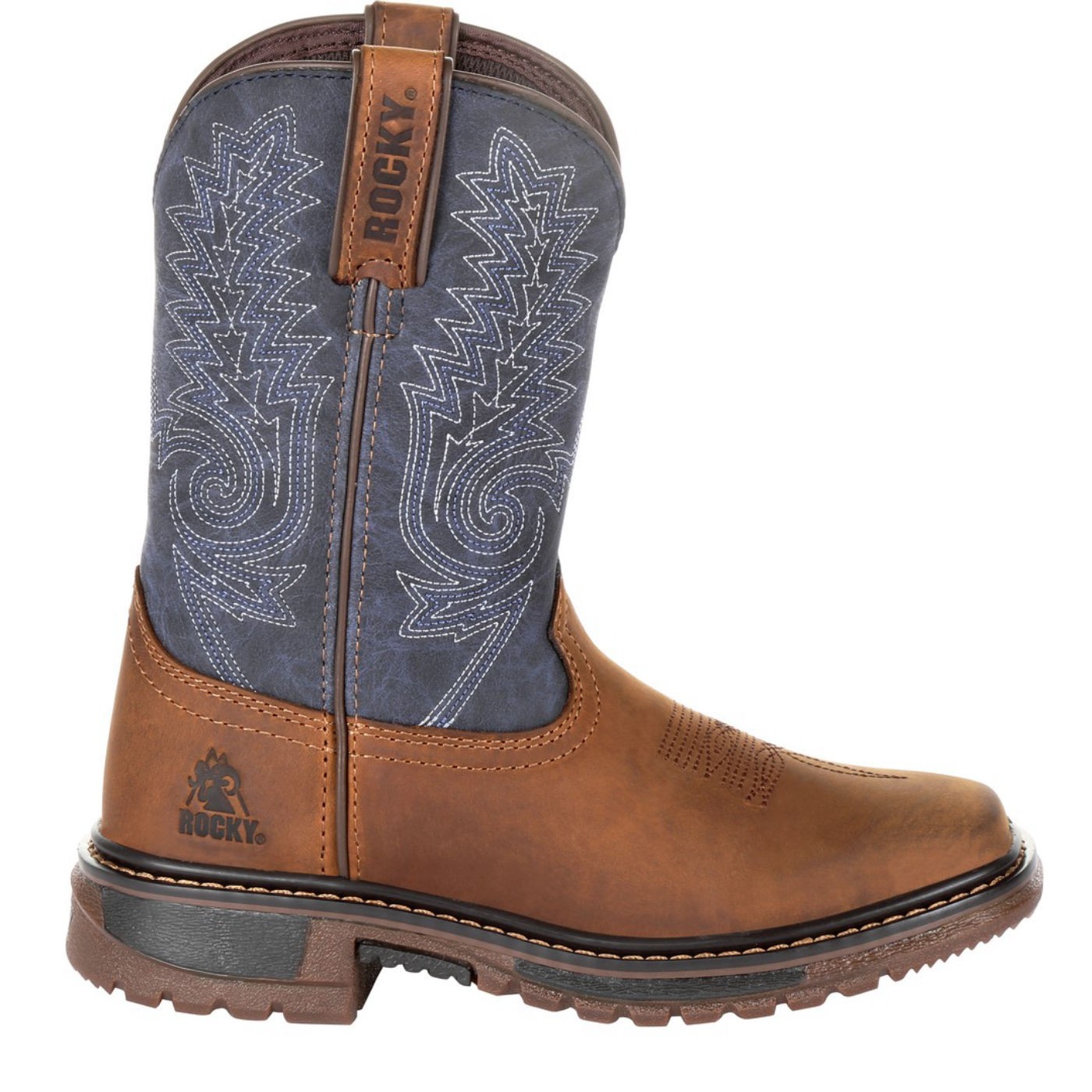 Rocky Kids\' Ride FLX Western Boot - RKW0255C Unisex Kids\' Western Shoes