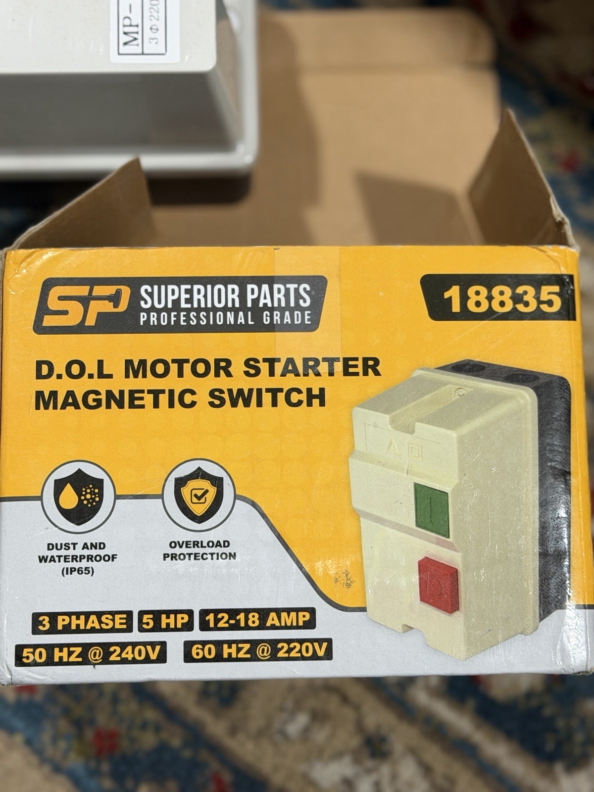 Superior Parts D.O.L. Motor Starter Magnetic Switch Superior Parts D.O.L. Motor Starter Magnetic Switch