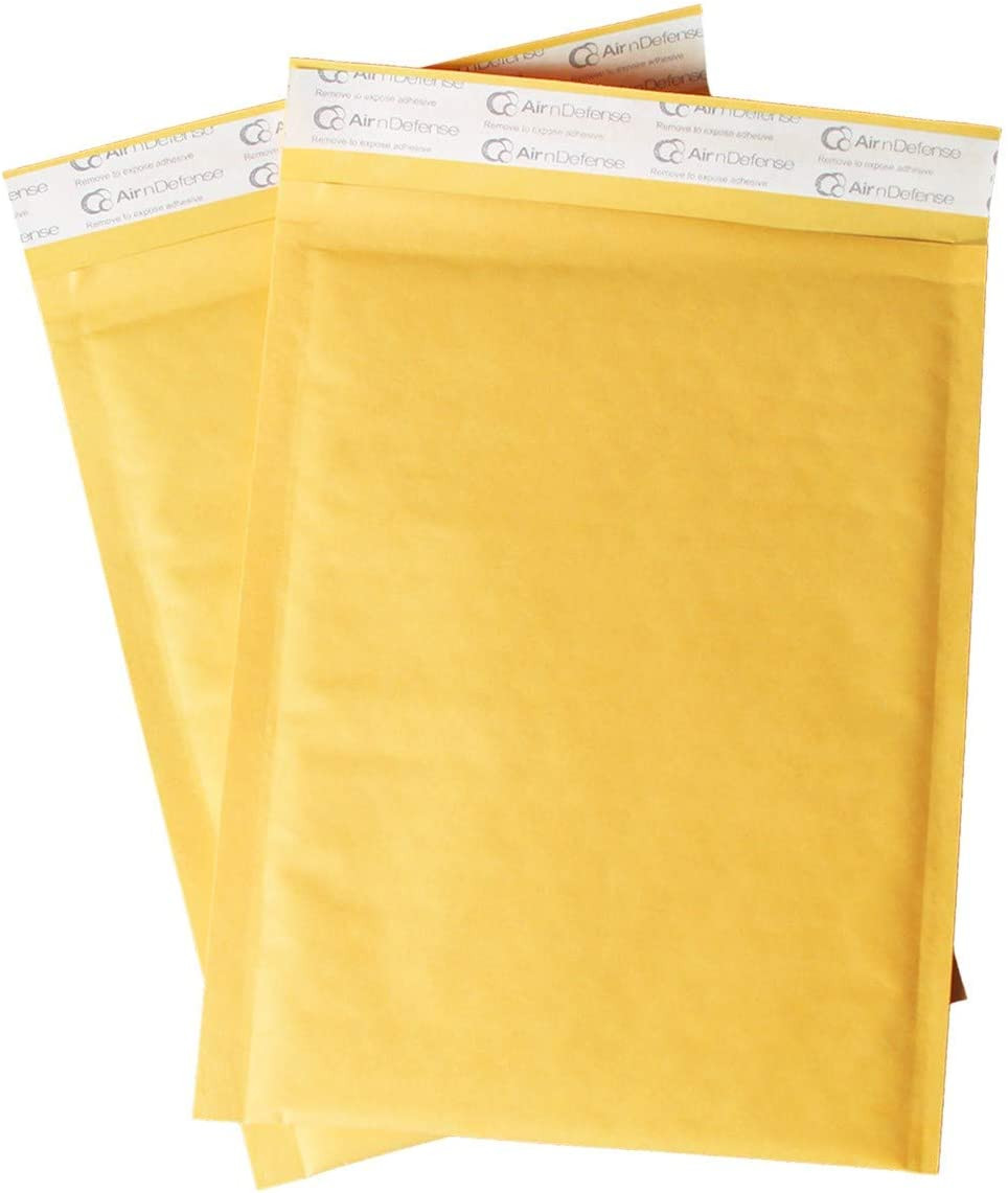 50/500/1000/1500/2000/2500/3000/4000/5000/10000 Pcs #000 4X8 Kraft Bubble Padded