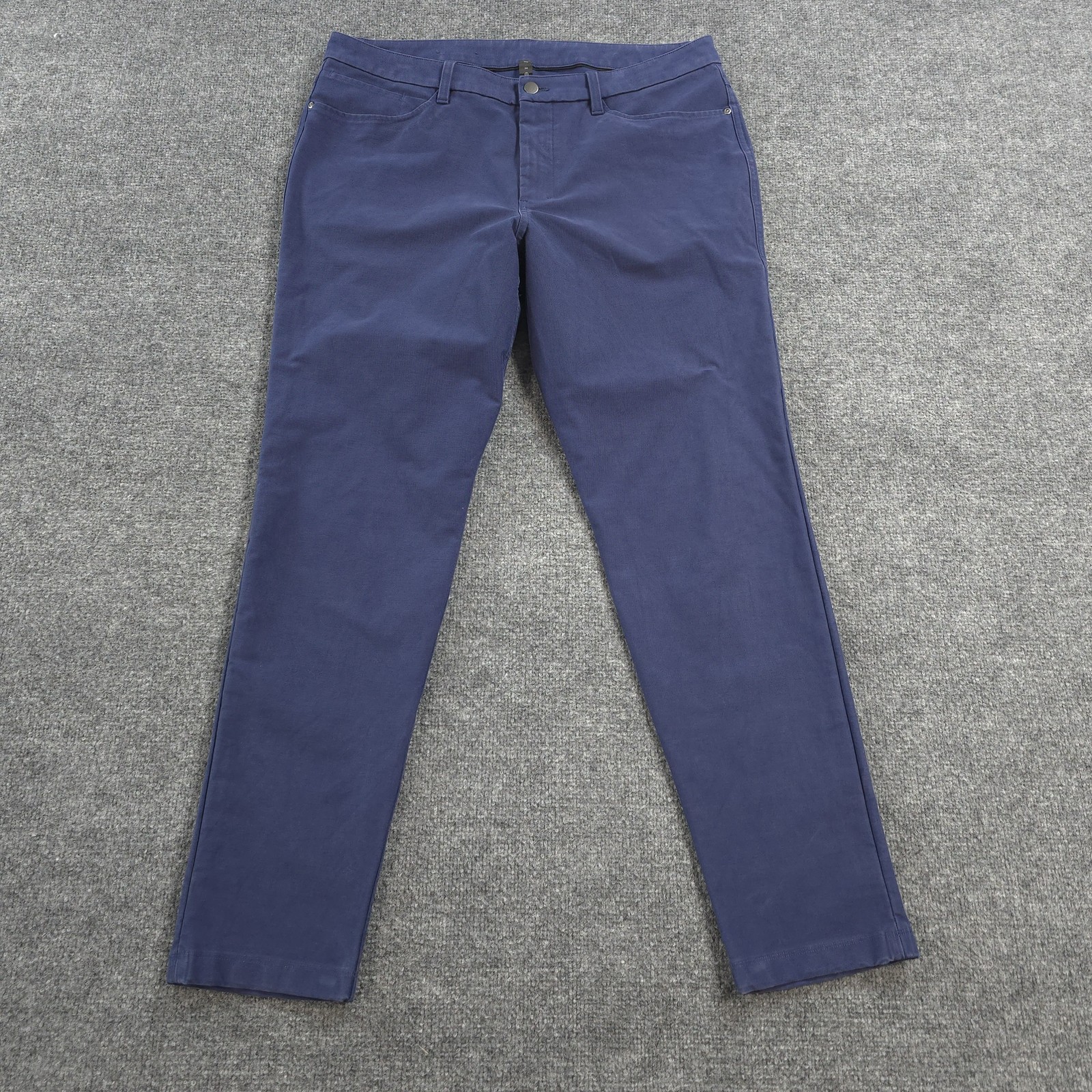 Lululemon Pants Mens 36x32 Blue ABC Slim Utilitech 5 Chino Golf Travel Casual