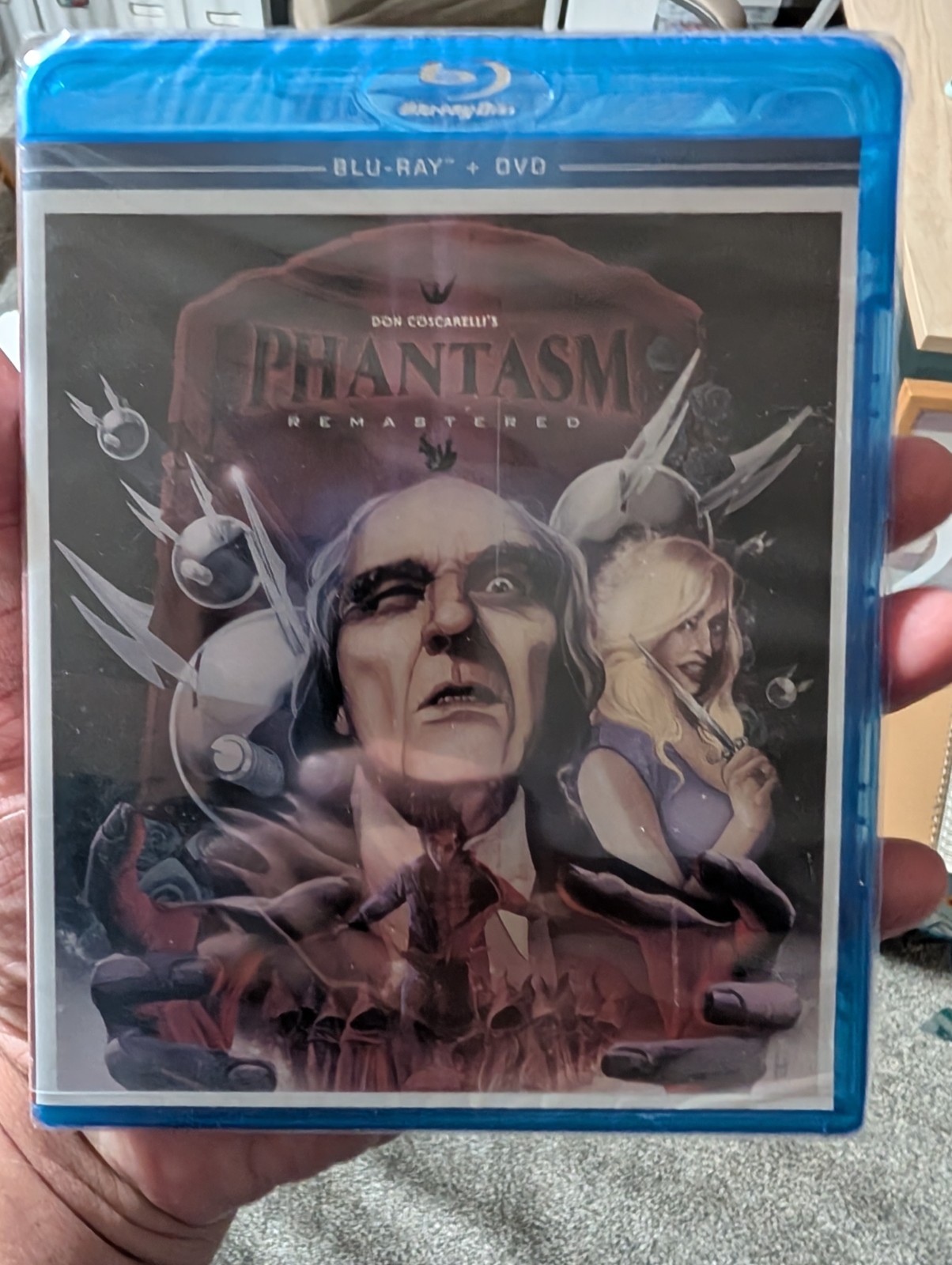 Phantasm (1979) Remastered Blu-ray/DVD Don Coscarelli OOP,RARE, NEW Horror
