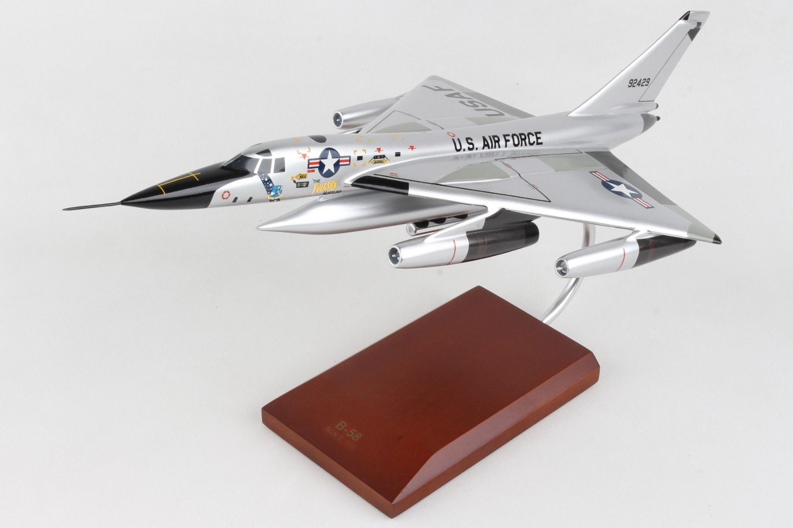 Convair B-58 Hustler USAF supersonic bomber SAC aircraft airplane model 1/72
