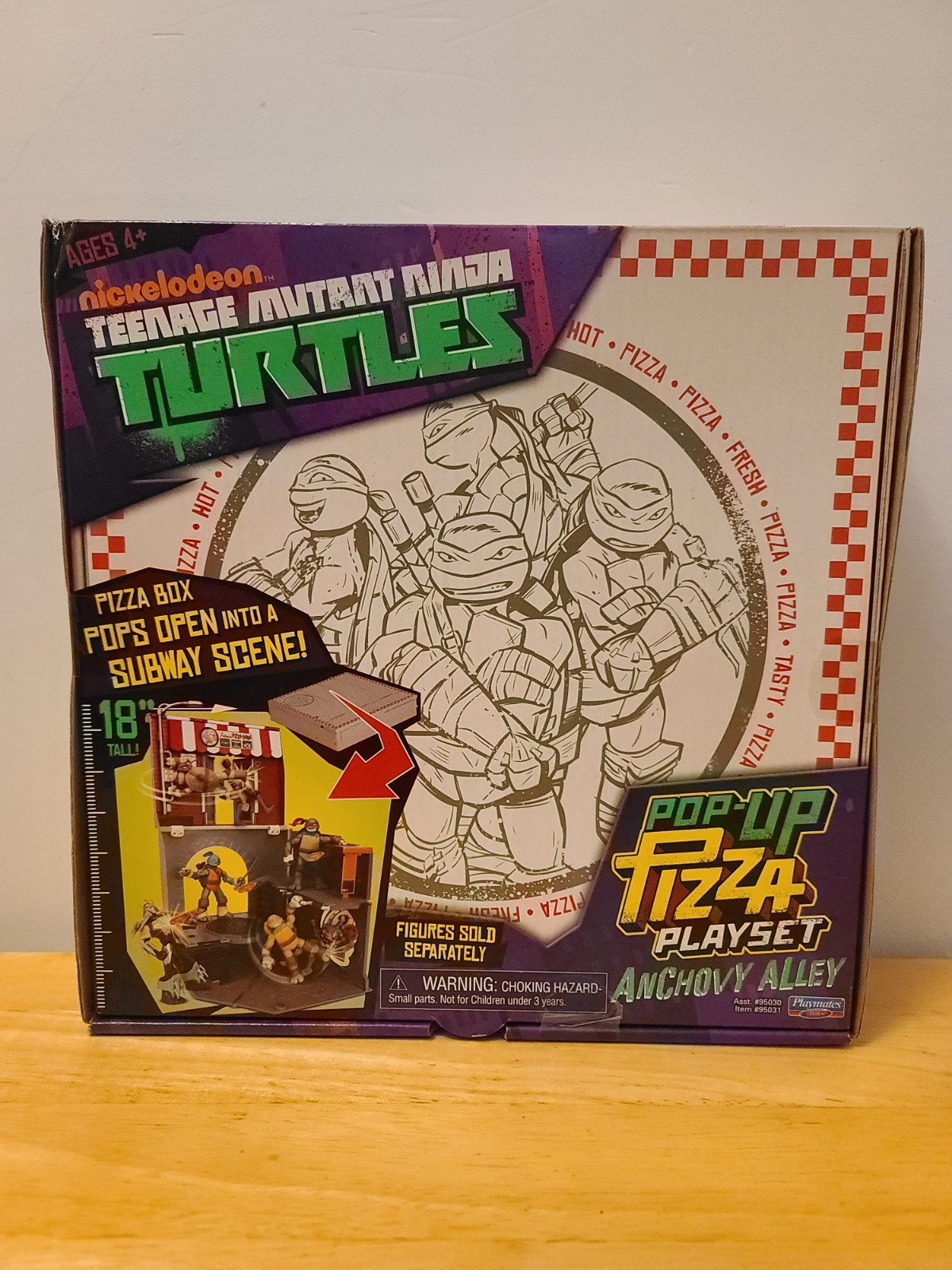 Playmates Teenage Mutant Ninja Turtles Anchovy Alley Pop-Up Pizza Playset New Playmates Teenage Mutant Ninja Turtles Anchovy Alley Pop-Up Pizza Playset New