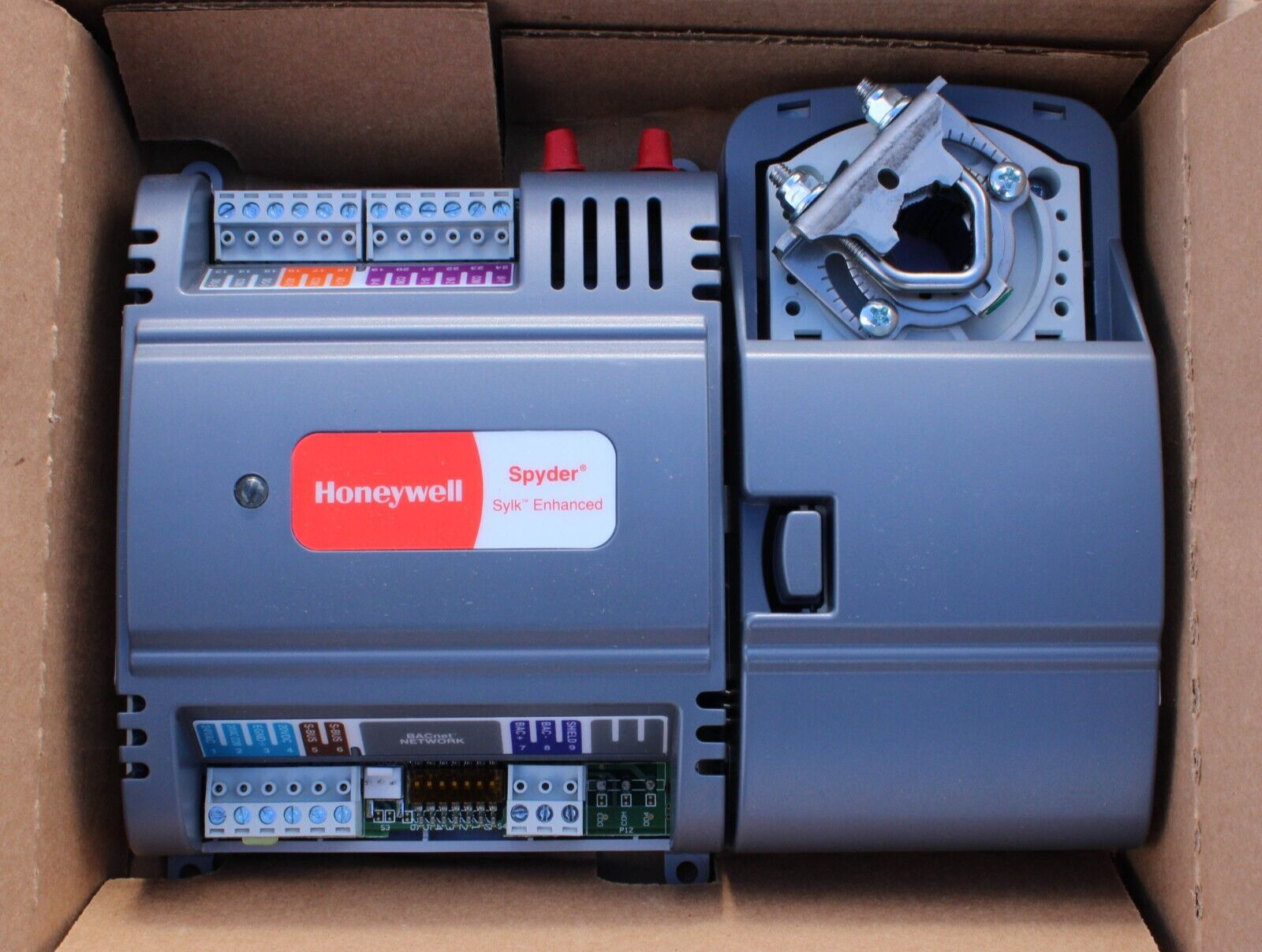 Honeywell PVB4022AS Spyder Sylk BACnet Programmable VAV Controller Honeywell PVB4022AS Spyder Sylk BACnet Programmable VAV Controller