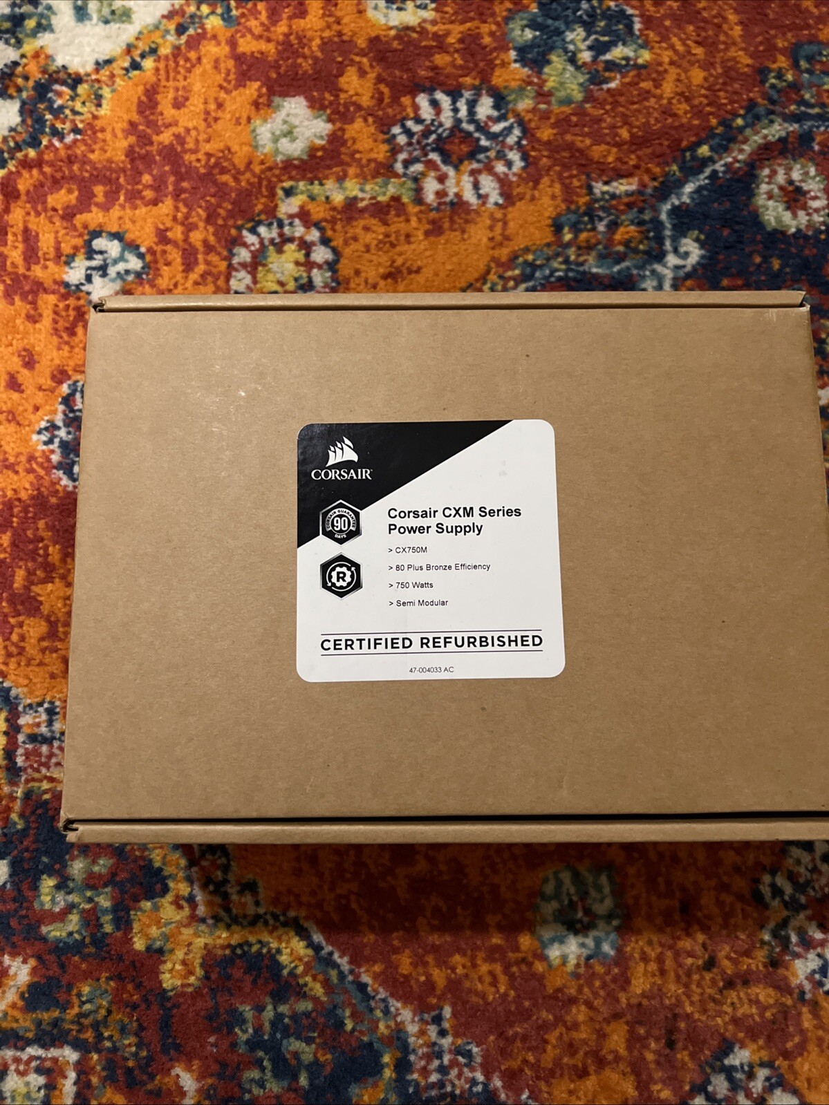Corsair CX M Series CX750M 750W Semi Modular Power Module - CP-9020222-NA