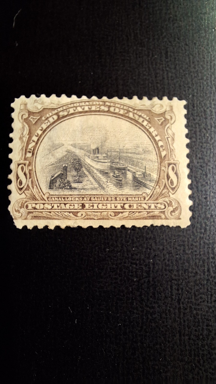 U.S., Stamp, Scott #298, M/F/NH, Brown Violet, 8 cent, Pan-American Expo