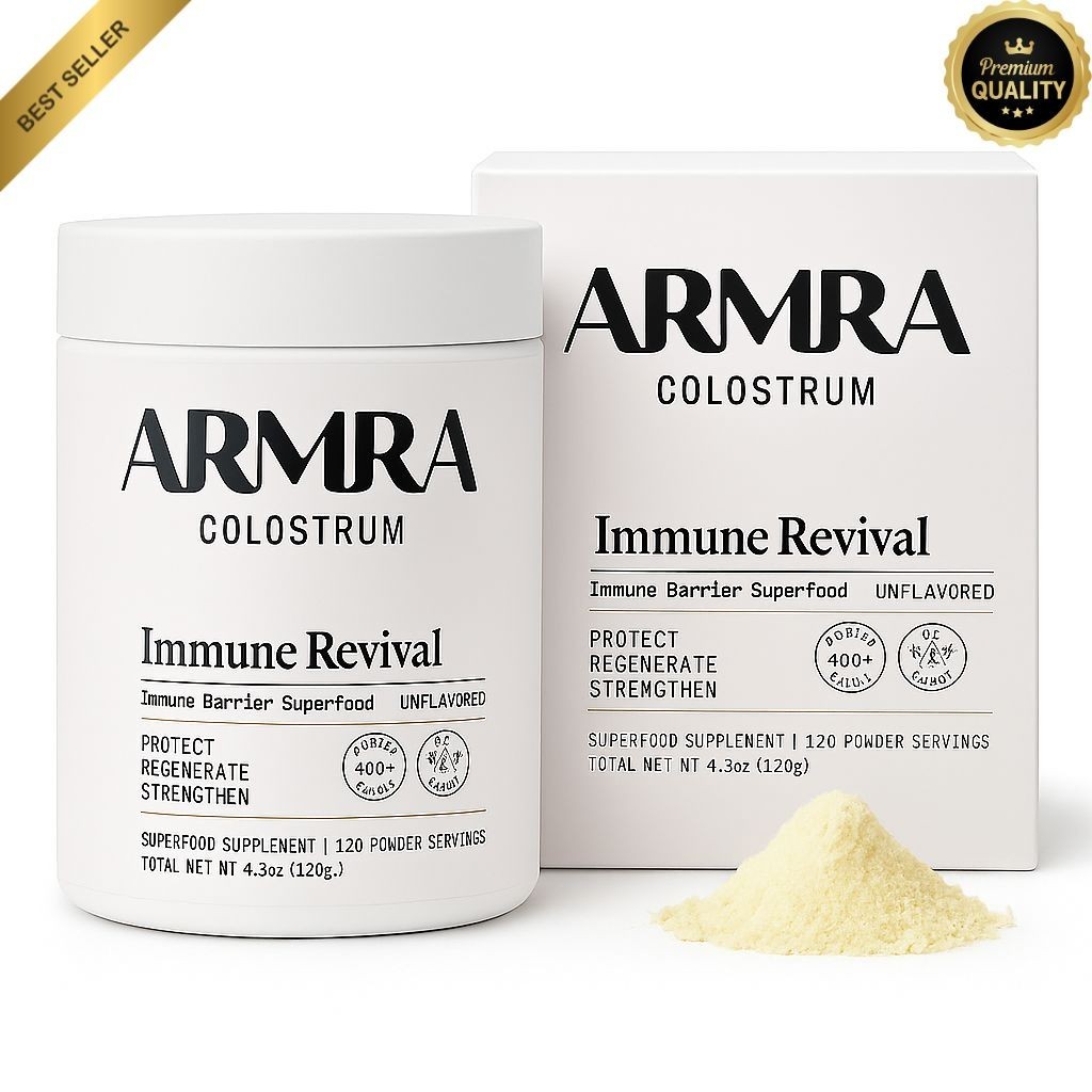 ARMRA Colostrum Superfood Grass-Fed Immune Fitness Brain Benefits Unflavored New ARMRA Colostrum Superfood Grass-Fed Immune Fitness Brain Benefits Unflavored New