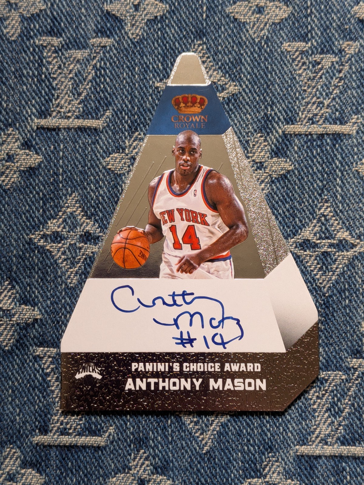 2012-13 Panini Crown Royale Anthony Mason On Card Auto 14/25 Jrsy # Ebay 1/1 2012-13 Panini Crown Royale Anthony Mason On Card Auto 14/25 Jrsy # Ebay 1/1