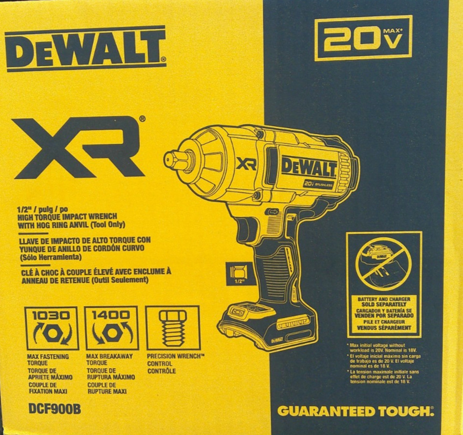 DEWALT DCF900B 20V MAX XR 1/2