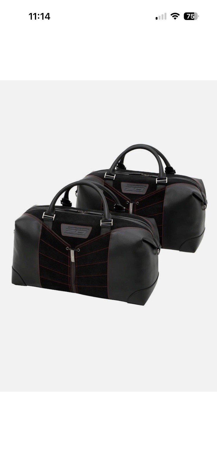 2023-2027 Corvette 70th Anniversary 2 Piece Premium Leather Luggage Kit 84873207