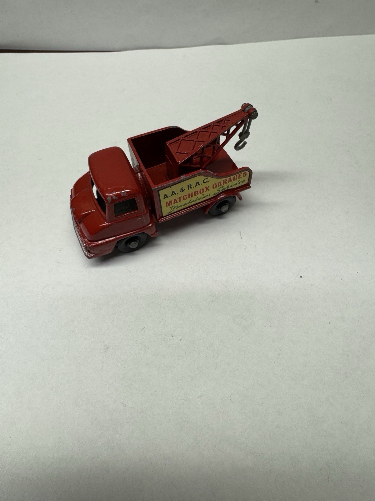 Vtg Lesney Matchbox Thames Trader Wreck Truck England Tow Hook Red No 13 Nice Vtg Lesney Matchbox Thames Trader Wreck Truck England Tow Hook Red No 13 Nice