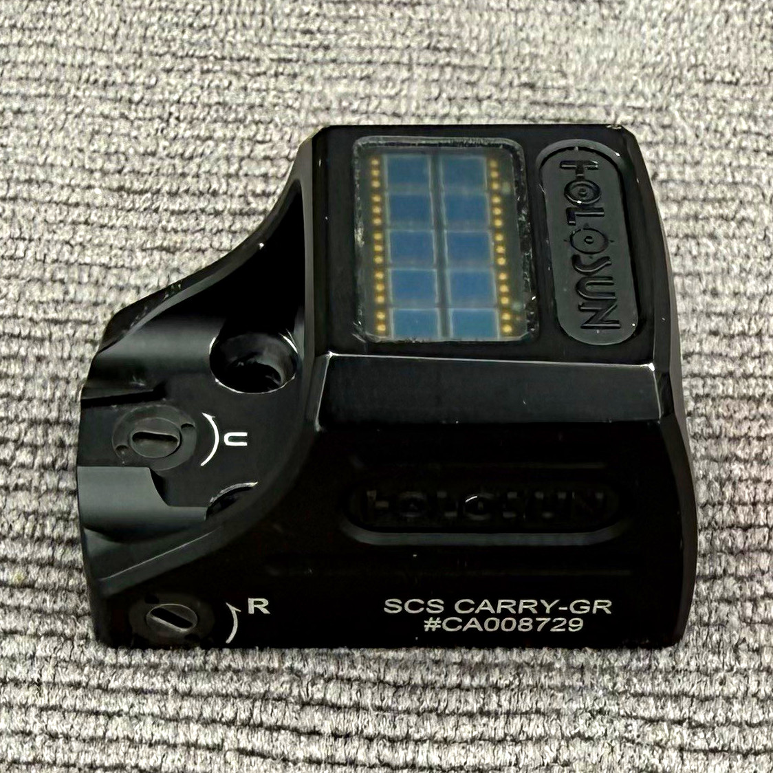 HOLOSUN SCS-CARRY-GR Handgun Slide Dot Sight Green 2 MOA, 1x Black