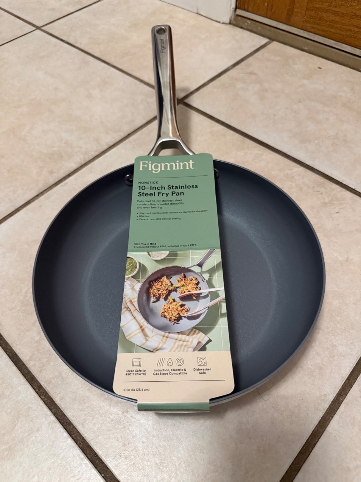 Figmint 10-Inch Nonstick Stainless Steel Fry Pan Figmint 10-Inch Nonstick Stainless Steel Fry Pan