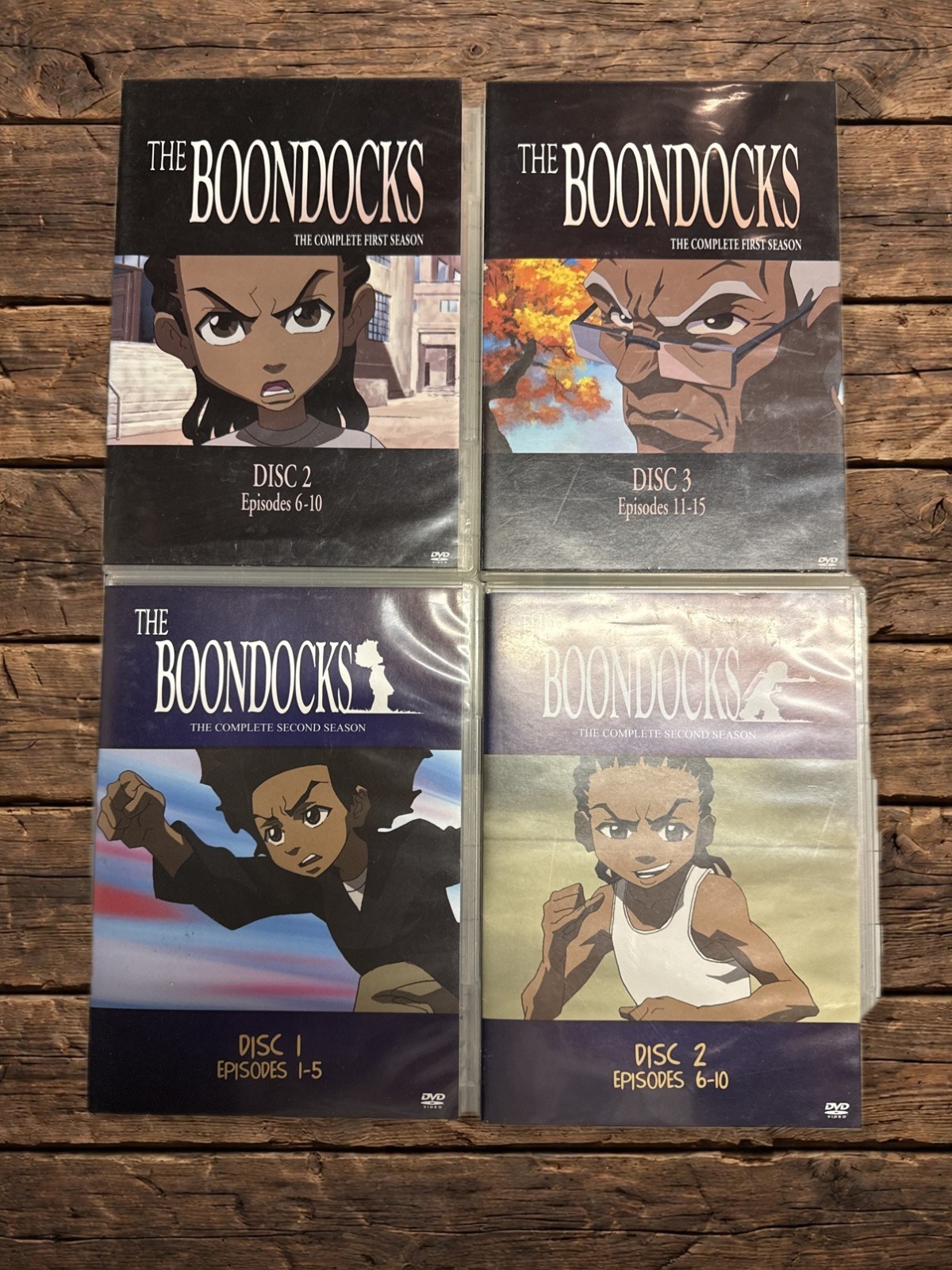 The Boondocks DVD 4-Disc Lot Seasons 1 & 2 The Boondocks DVD 4-Disc Lot Seasons 1 & 2