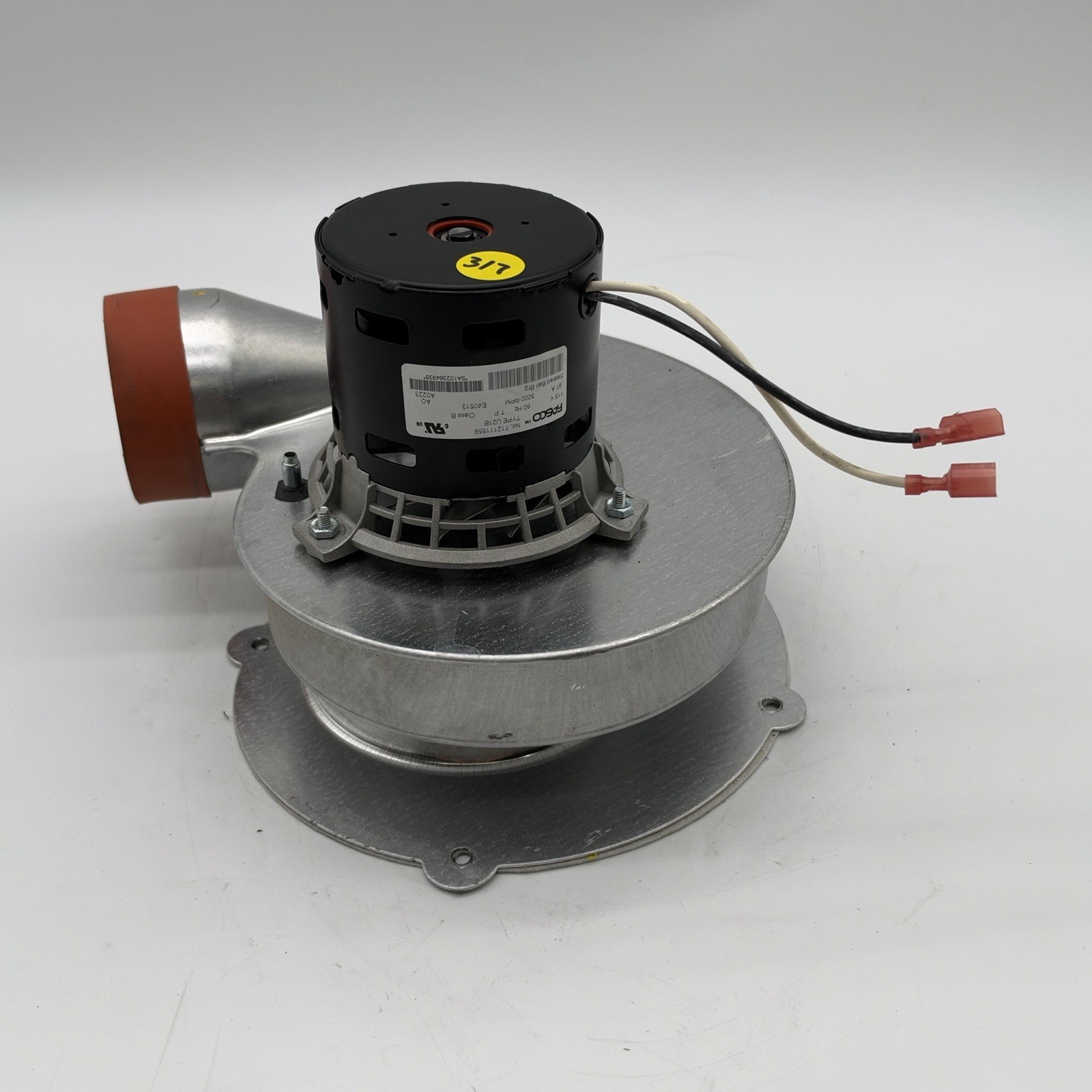 Rheem Ruud 70-101087-01 Fasco 7021-11559 Draft Inducer Motor 70-101087-81 Rheem Ruud 70-101087-01 Fasco 7021-11559 Draft Inducer Motor 70-101087-81