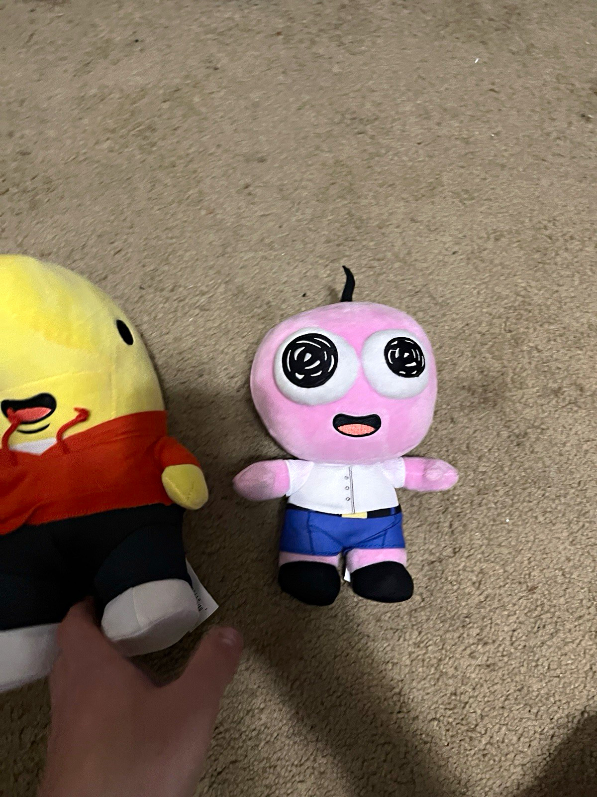 Hot topic, smiling friends, Charlie and pim plush lot Hot topic, smiling friends, Charlie and pim plush lot