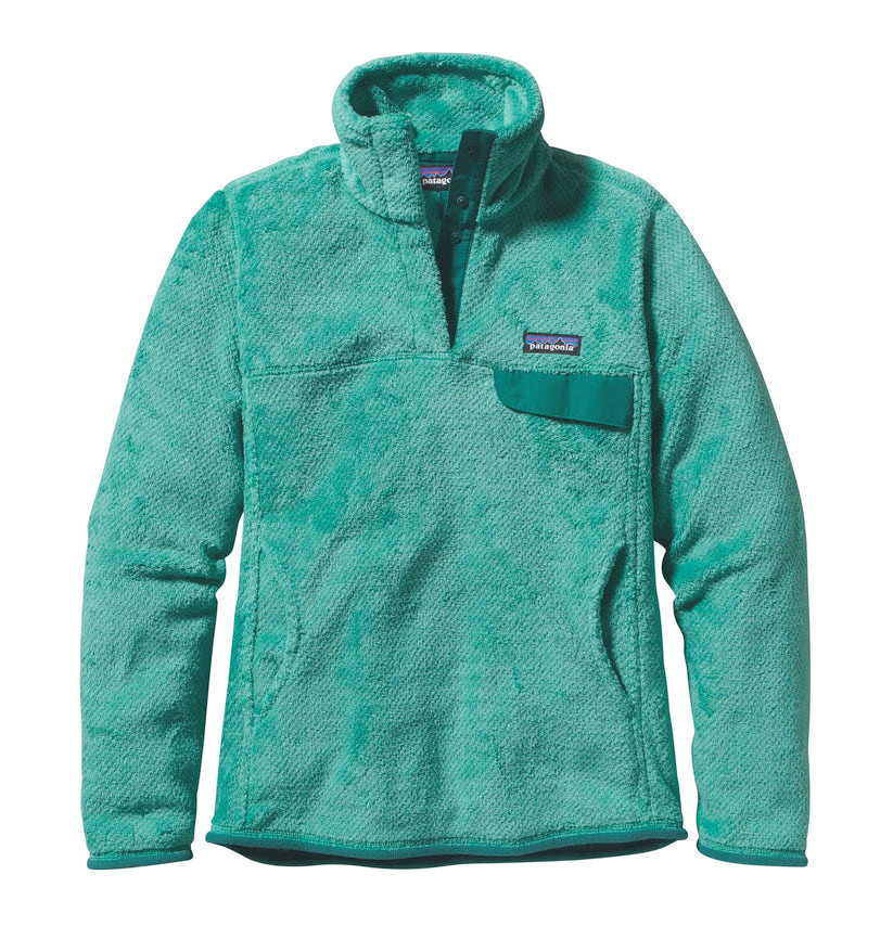 PATAGONIA Women\'s Re-Tool Snap-T Pullover Aqua Stone Beryl Green X-Dye Size S