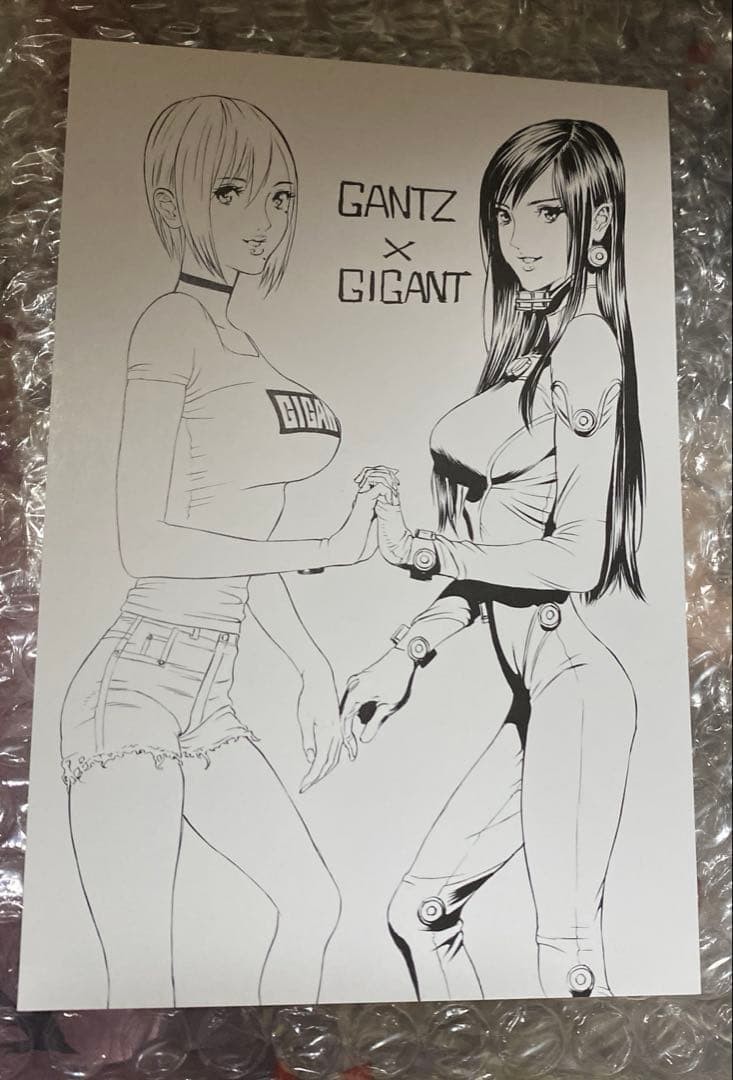 GANTZ × GIGANT Hiroya Oku illustration card