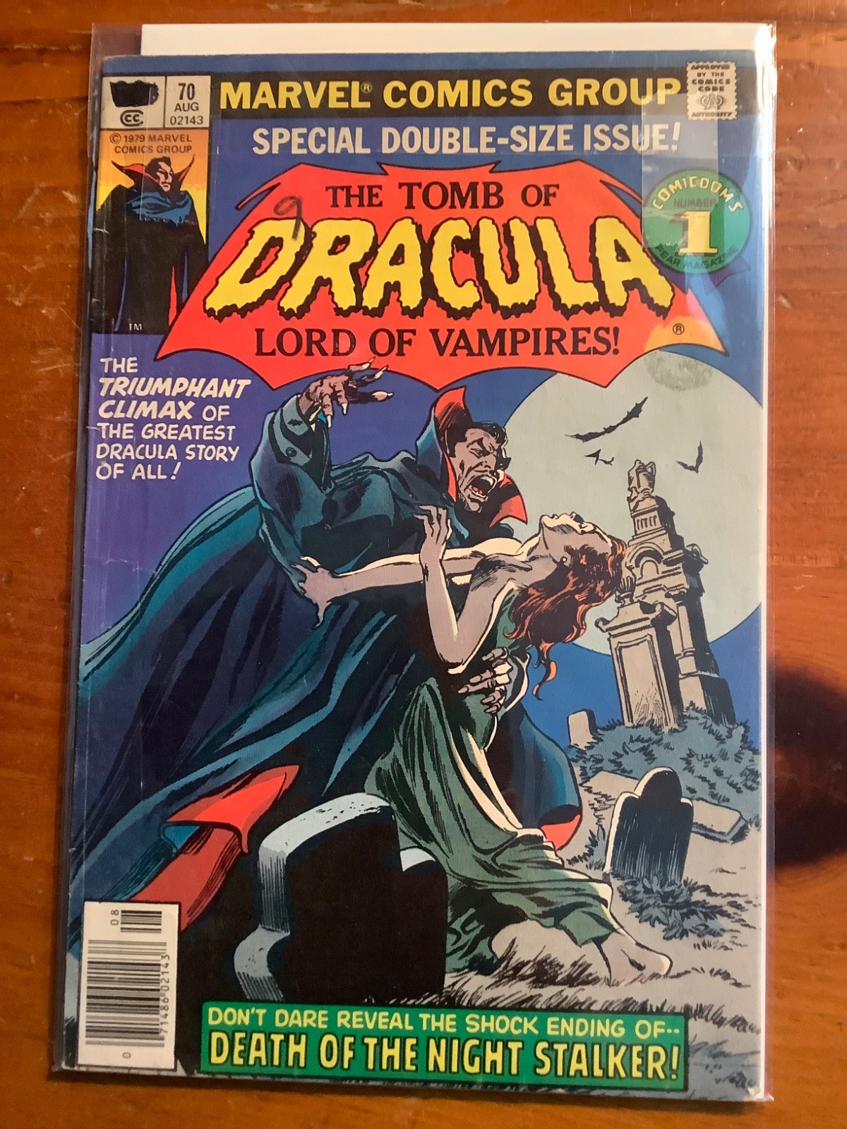 Tomb of Dracula #70 Marvel 1979 Final Issue Death of Night Stalker