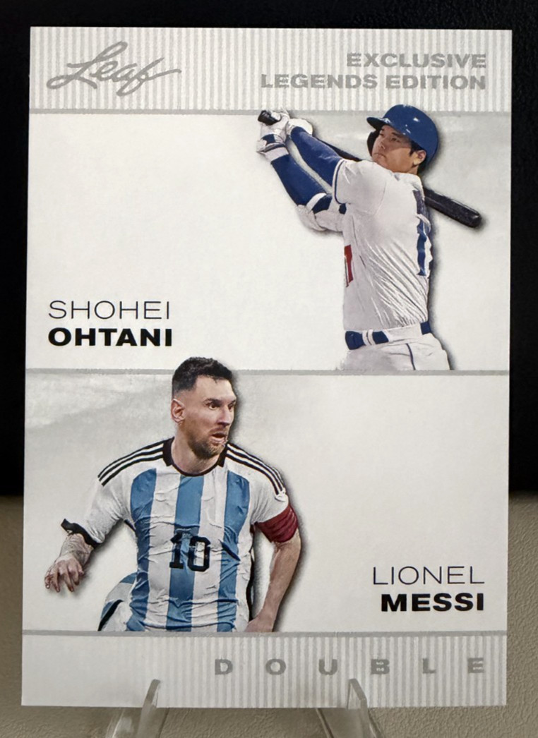 2023 Leaf Legends Edition - Shohei Ohtani & Lionel Messi - Double - #ELE-06