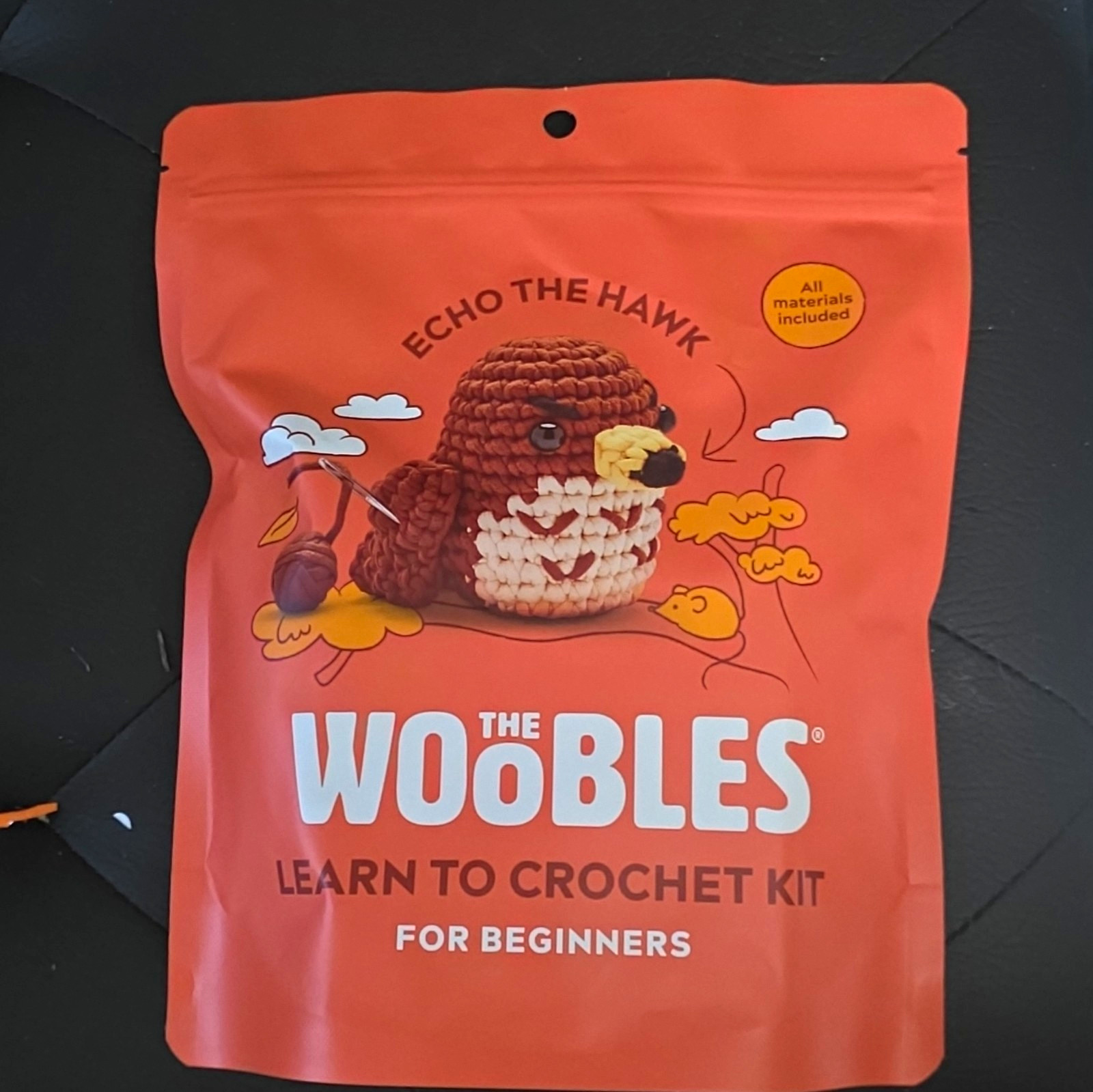 The Woobles: Echo the Hawk Learn to Crochet Kit for Beginners