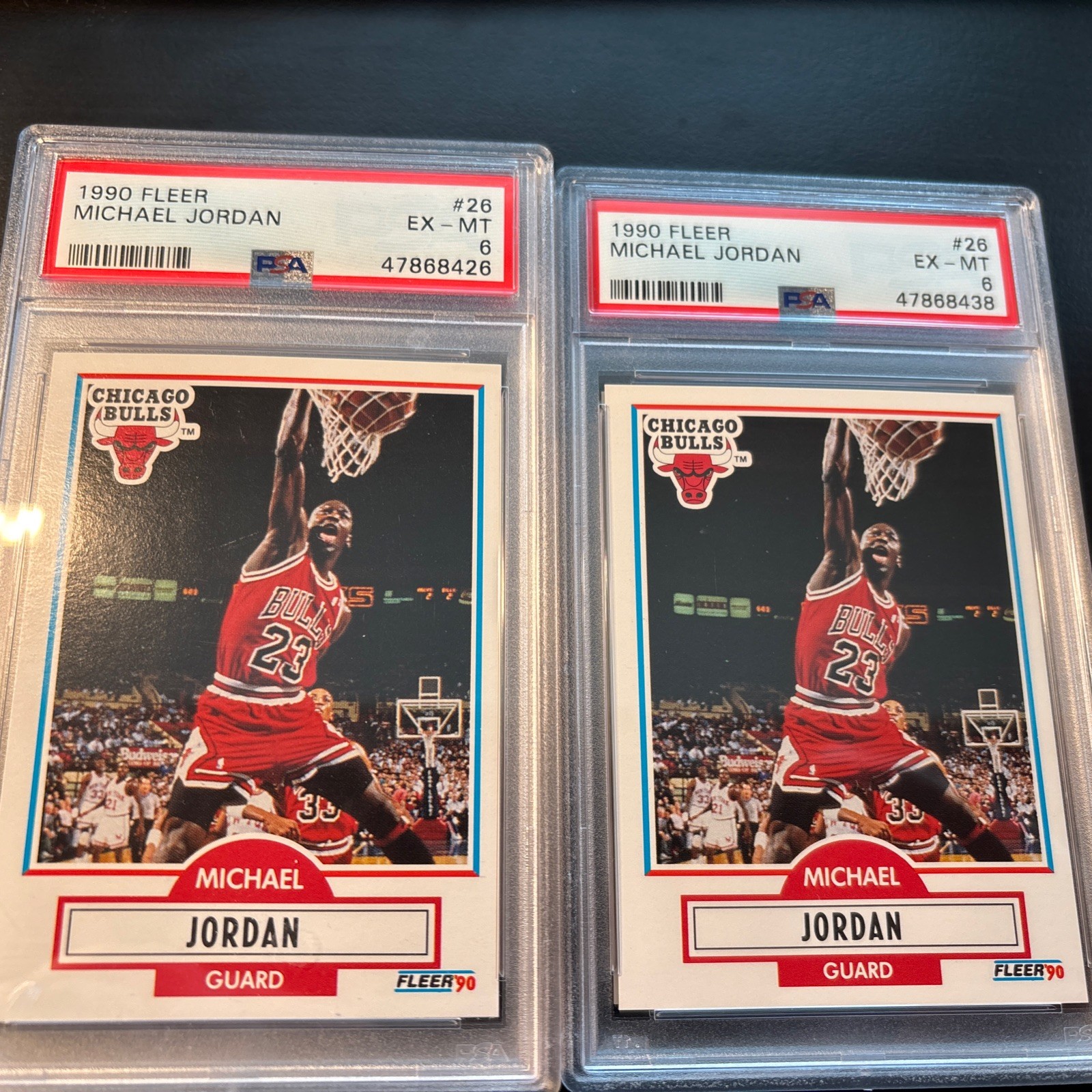 1990 Fleet Michael Jordan #26 PSA 6 Chicago Bulls multiple available 1990 Fleet Michael Jordan #26 PSA 6 Chicago Bulls multiple available