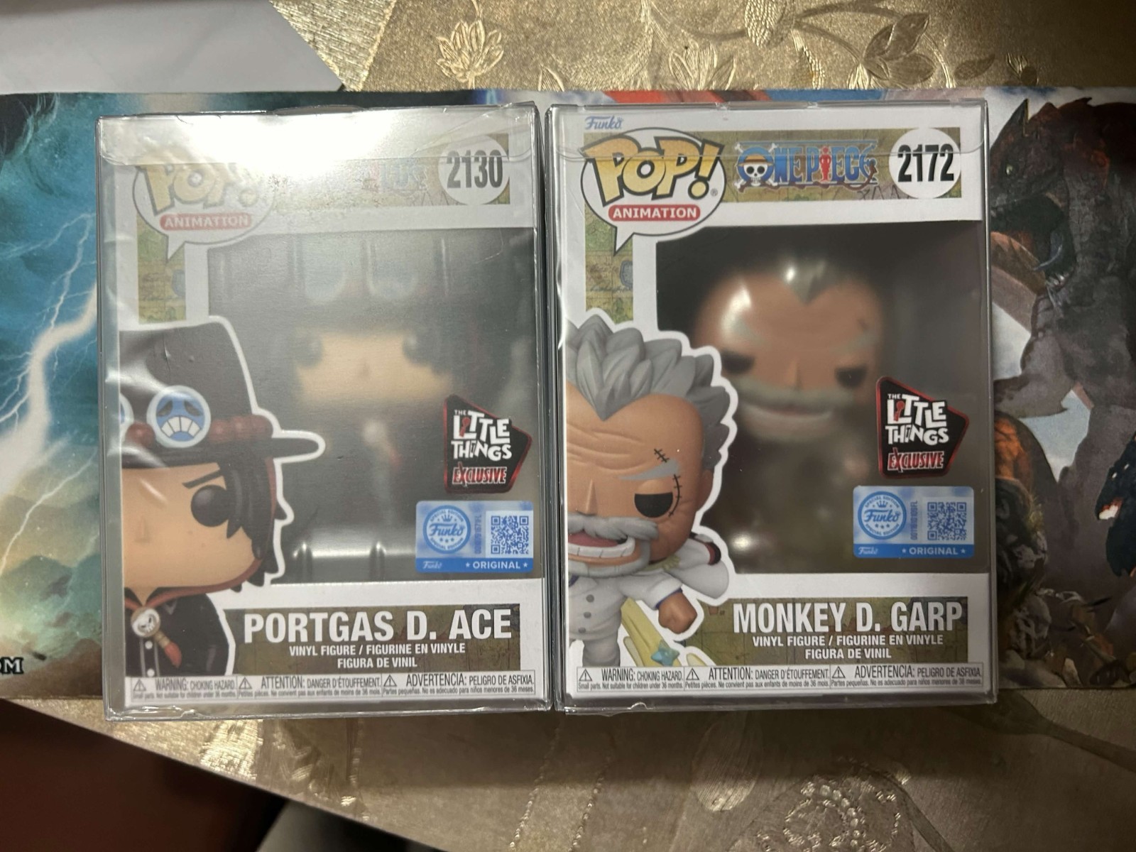 The Little Things Exclusive Portgas D. Ace and Monkey D. Garp One Piece Bundle