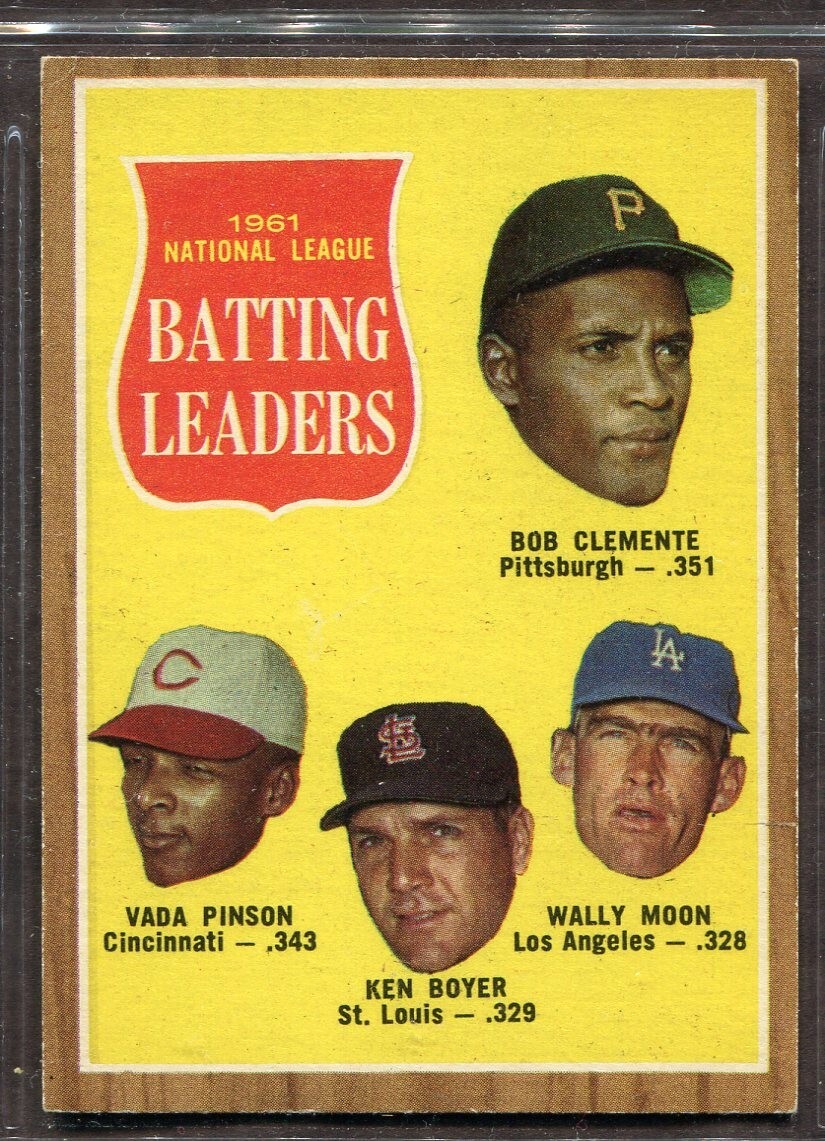 1962 Topps Set-Break # 52 NL Batting Leaders VG-VGEX (crease) *JAYSACE* 1962 Topps Set-Break # 52 NL Batting Leaders VG-VGEX (crease) *JAYSACE*