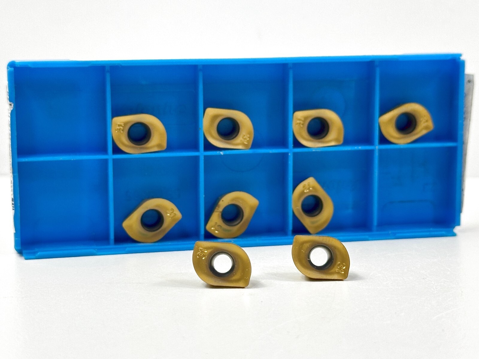 VALENITE AP 130448 ERC-31 AP2.5312ERC31 New Carbide Inserts Grade VP5020 9pcs VALENITE AP 130448 ERC-31 AP2.5312ERC31 New Carbide Inserts Grade VP5020 9pcs