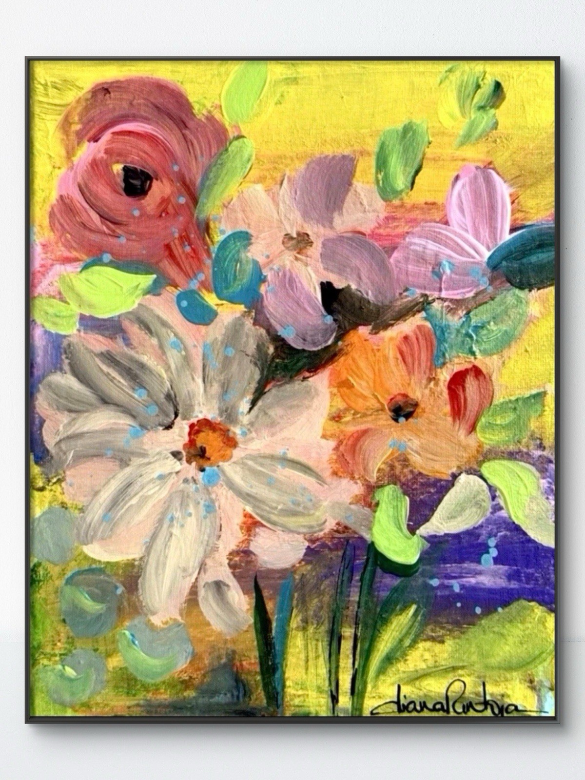 D Pantoja Flowers 8x10 Canvas Original Artwork Decor Impressionism Fine Art D Pantoja Flowers 8x10 Canvas Original Artwork Decor Impressionism Fine Art