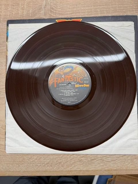 Elton John Captain Fantastic BROWN vinyl LP PROMO Elton John Captain Fantastic BROWN vinyl LP PROMO