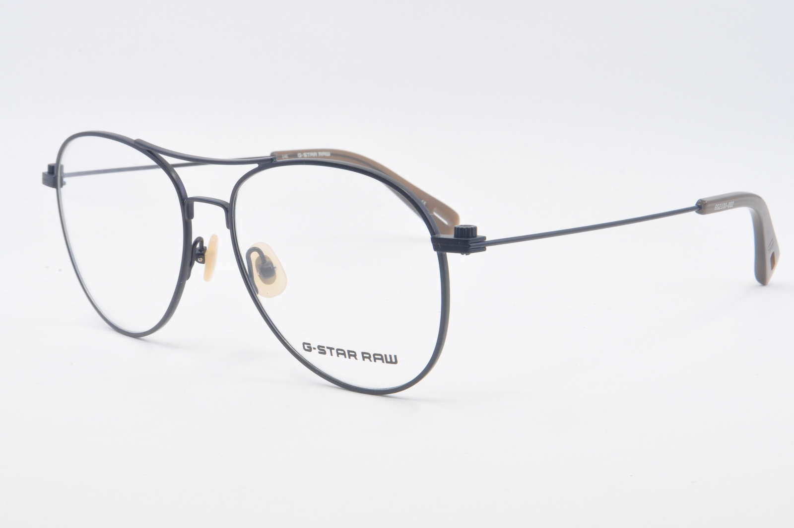 G-Star Raw Eyeglasses GS2100 METAL SNIPER 002 Black Semi Matte Size, 53-15-145 G-Star Raw Eyeglasses GS2100 METAL SNIPER 002 Black Semi Matte Size, 53-15-145