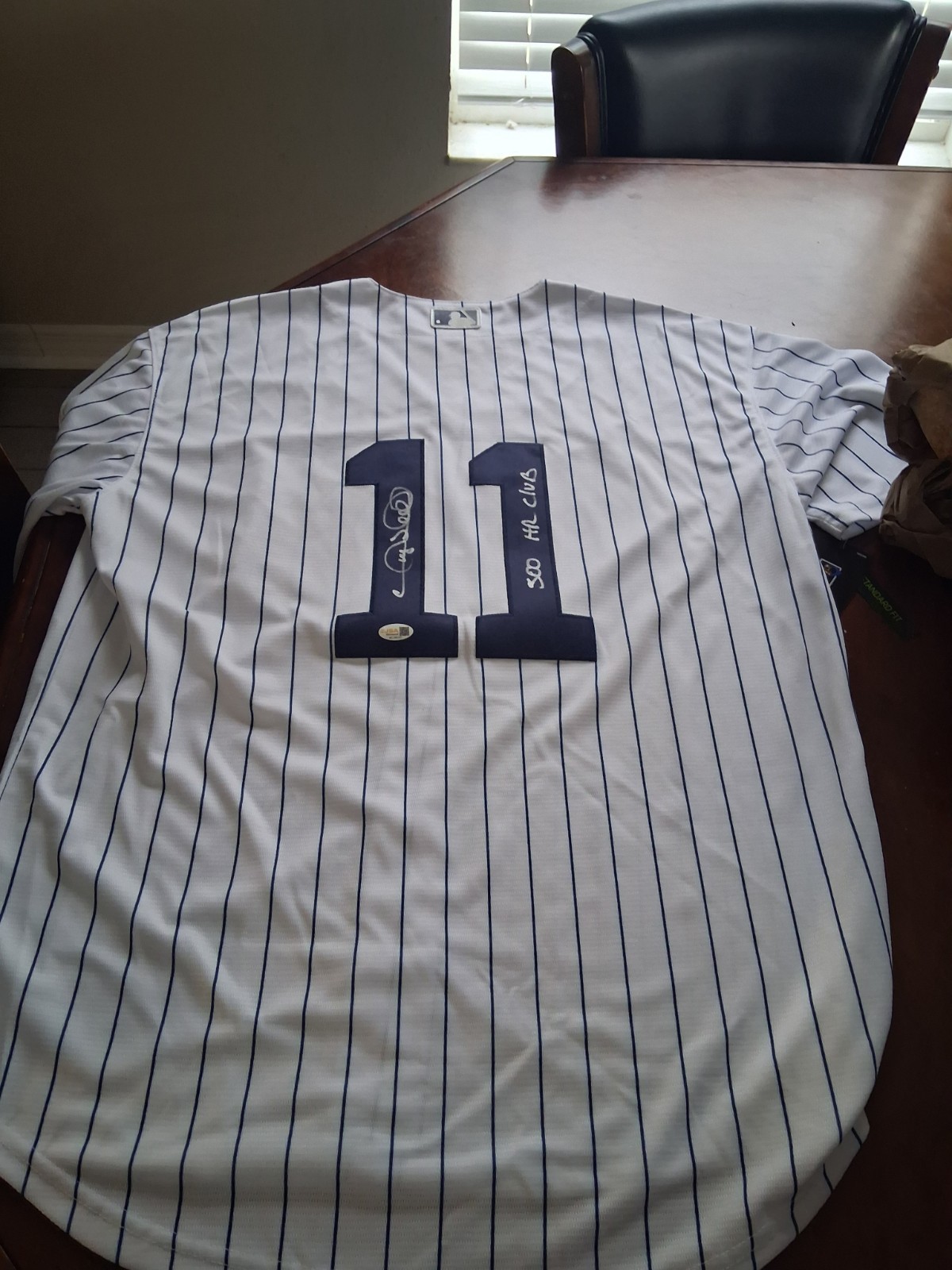 Gary Sheffield Signed Yankees MLB Licensed Jersey Gary Sheffield Signed Yankees MLB Licensed Jersey