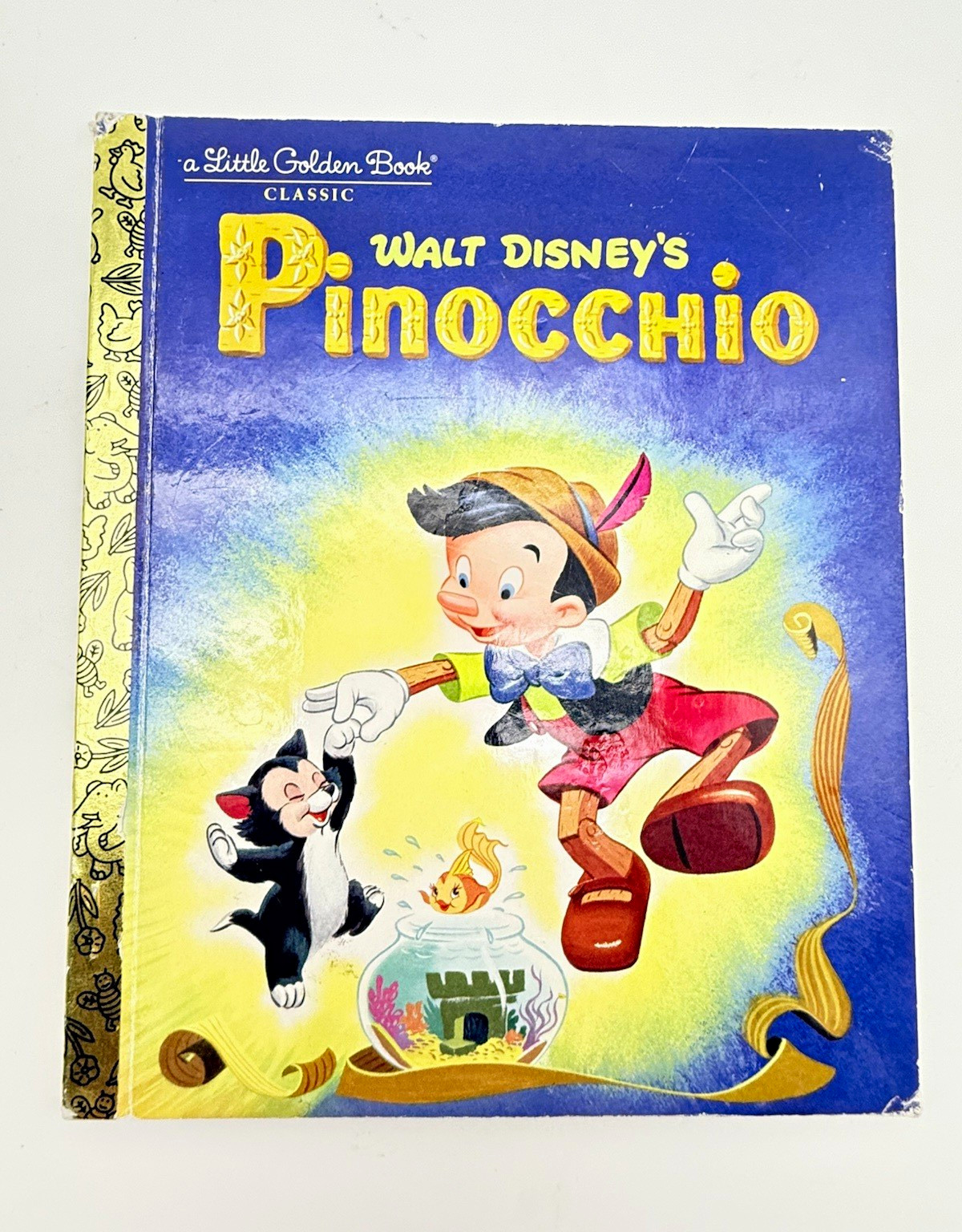 Disney Pinocchio Little Golden Book Copyright 1953 Walt Disney\'s Classic Story