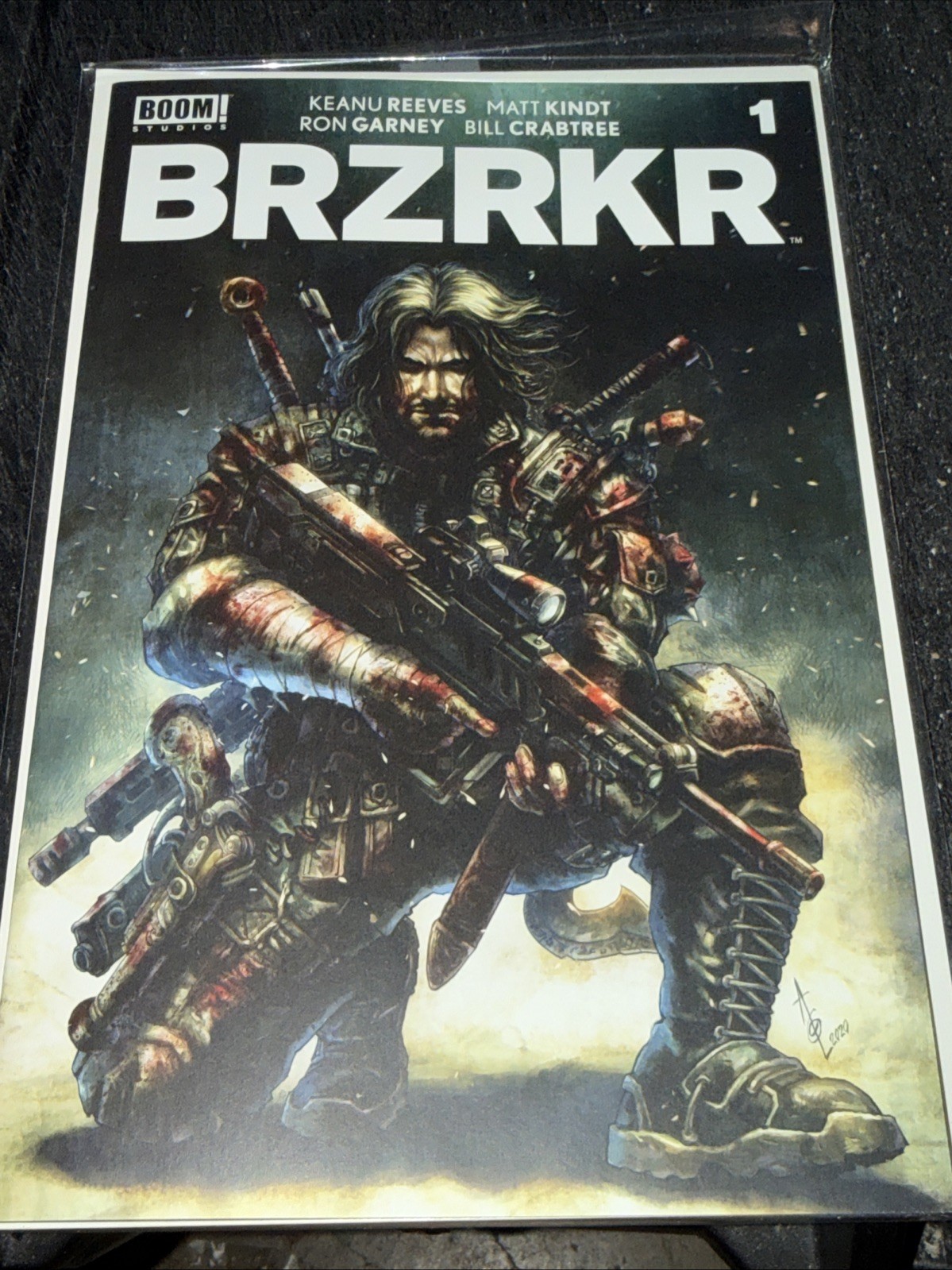 🔥 BRZRKR 1 Alan Quah KEANU REEVES Immortal God Matt Kindt Garney🔥berserker HTF