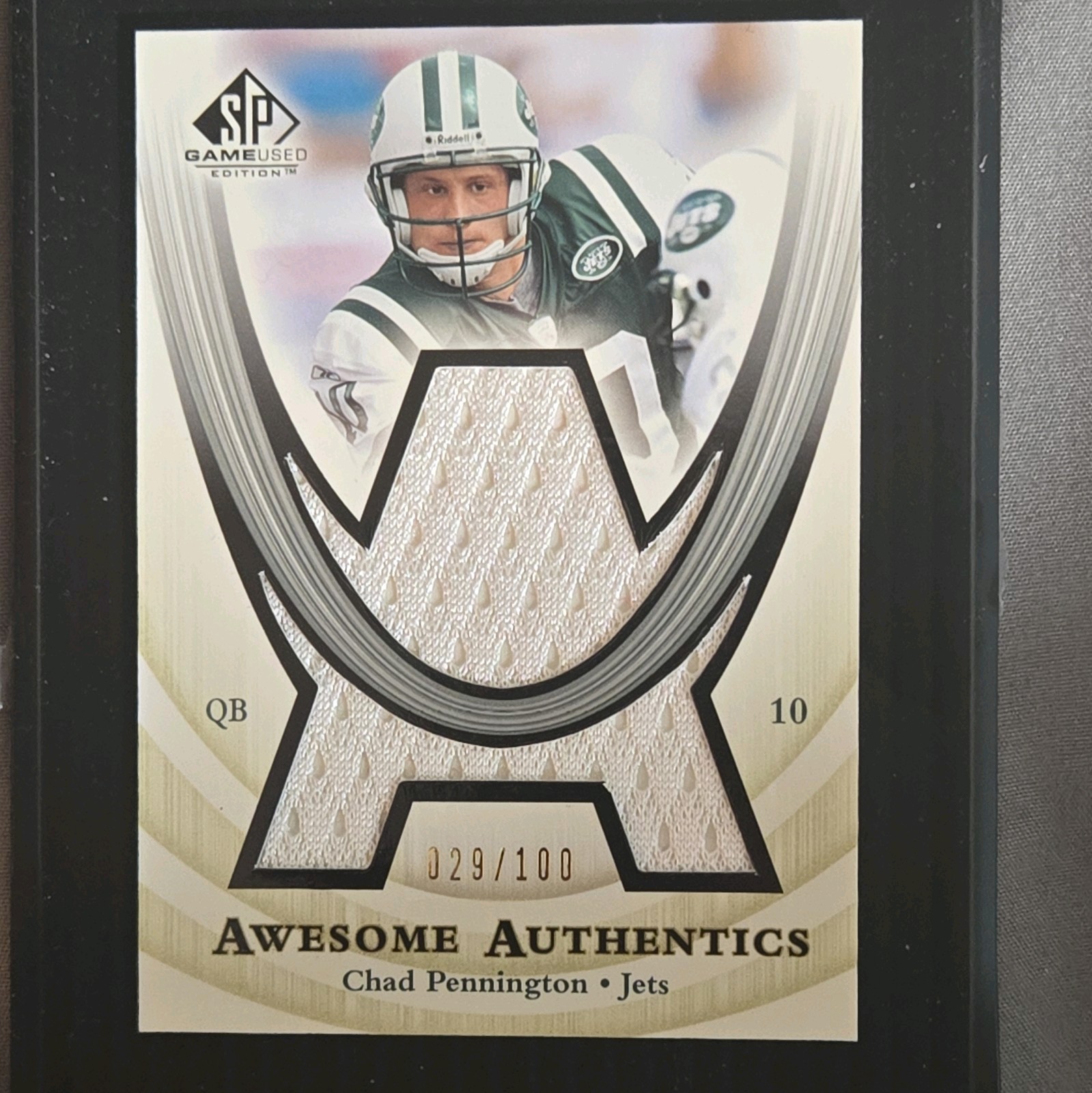 2004 Upper Deck SP Game Used Awesome Authentics #AA-CH Chad Pennington /100
